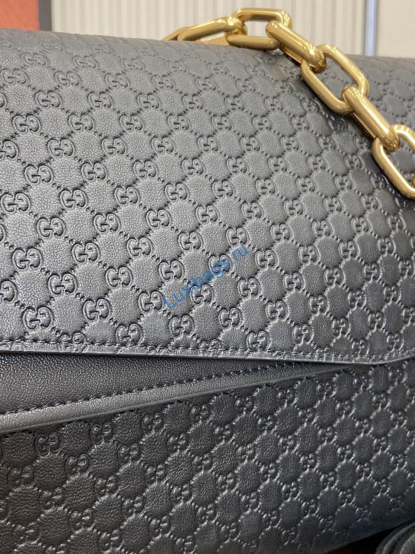 gucci 857362 large shoulder with chain bag leather black gg 2 Gucci 857362 Large Shoulder With Chain Bag Leather Black GG | gucci 857362 large shoulder with chain bag leather black gg 023