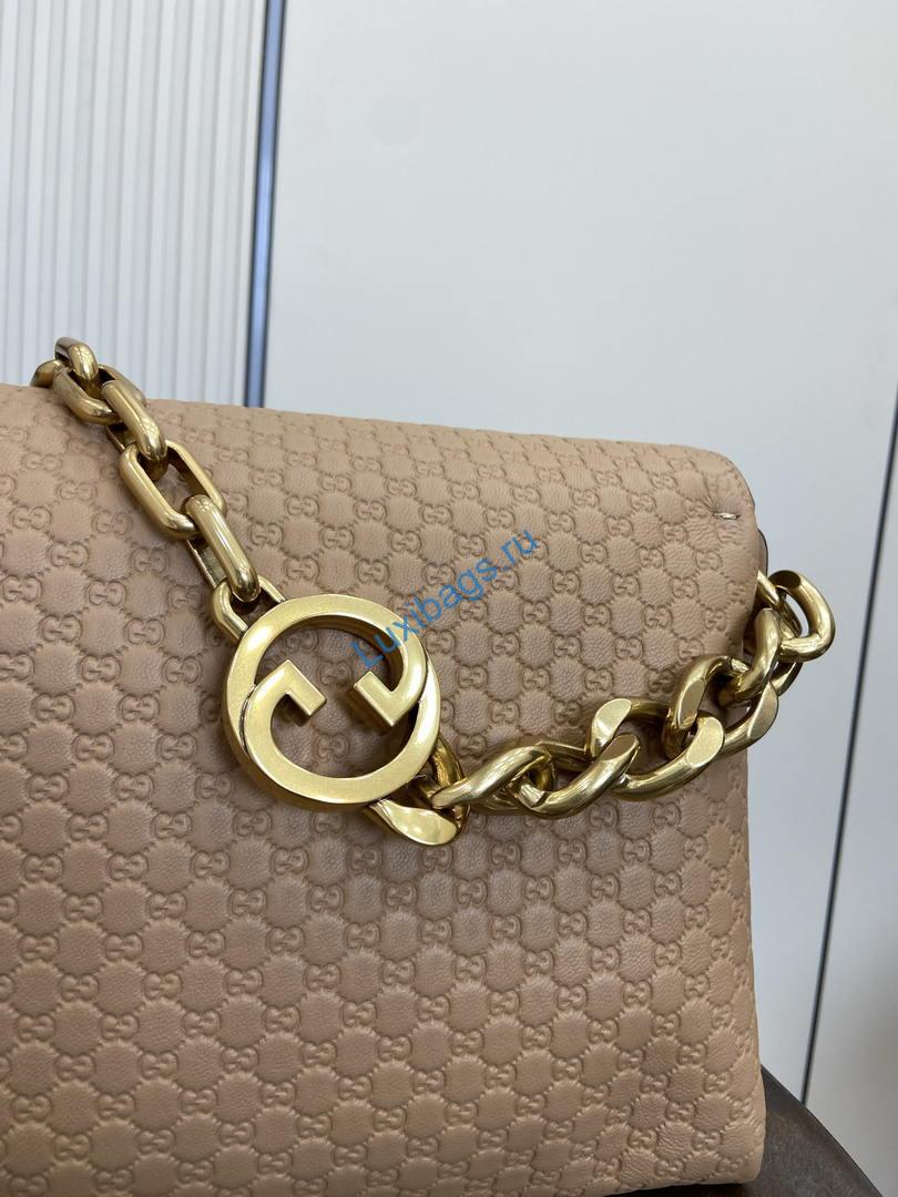 gucci 857362 large shoulder with chain bag leather tan gg 5 Gucci 857362 Large Shoulder With Chain Bag Leather Tan GG | gucci 857362 large shoulder with chain bag suede tan gg 06