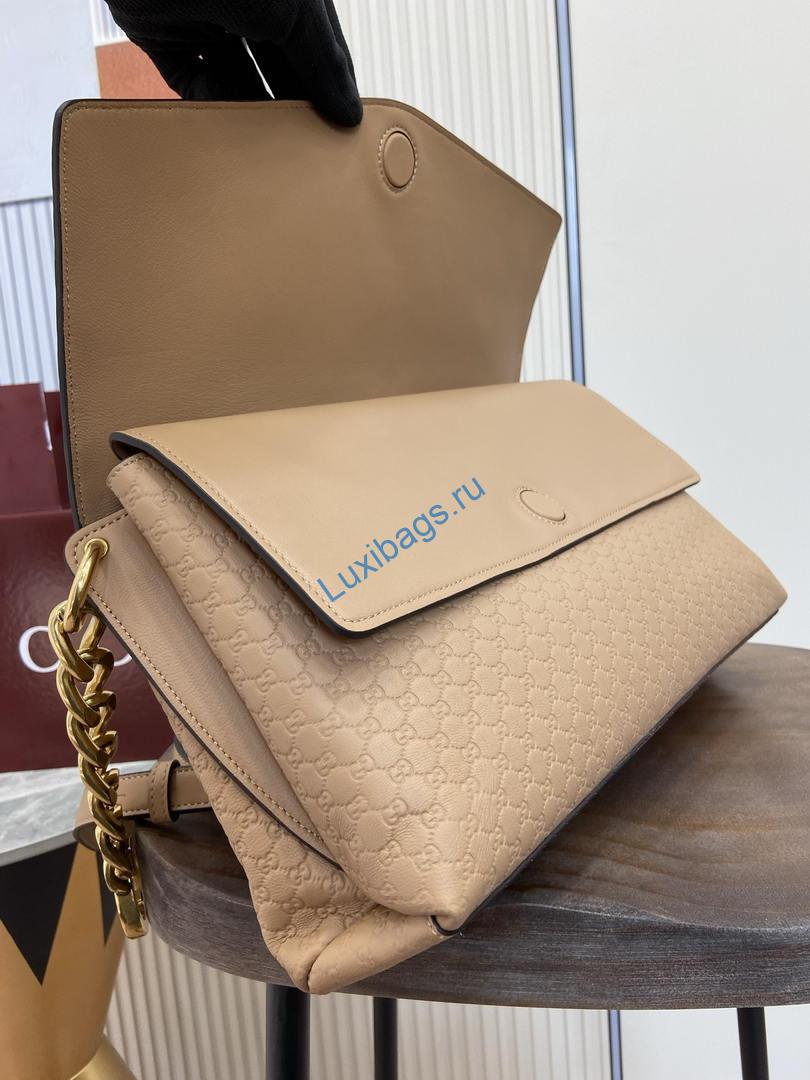 gucci 857362 large shoulder with chain bag leather tan gg 7 Gucci 857362 Large Shoulder With Chain Bag Leather Tan GG | gucci 857362 large shoulder with chain bag suede tan gg 08