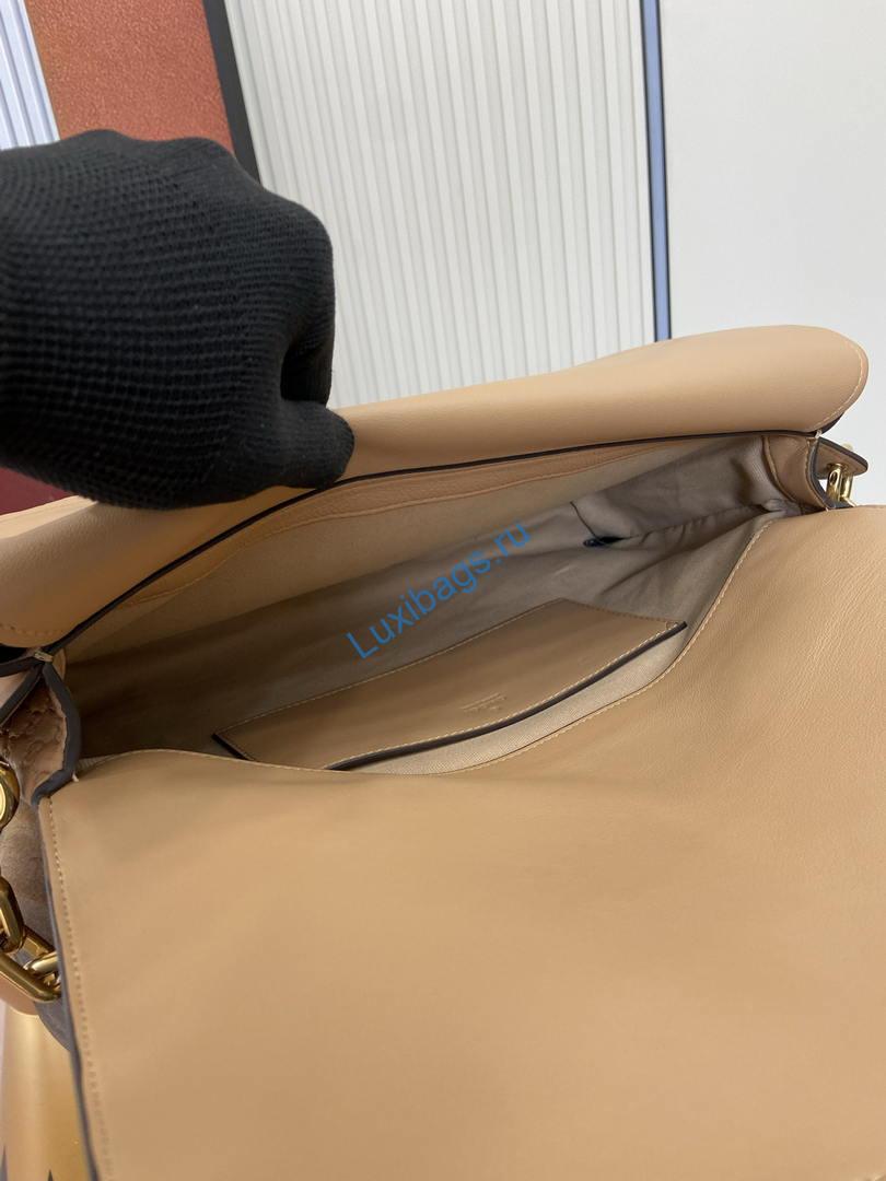 gucci 857362 large shoulder with chain bag leather tan gg 8 Gucci 857362 Large Shoulder With Chain Bag Leather Tan GG | gucci 857362 large shoulder with chain bag suede tan gg 09