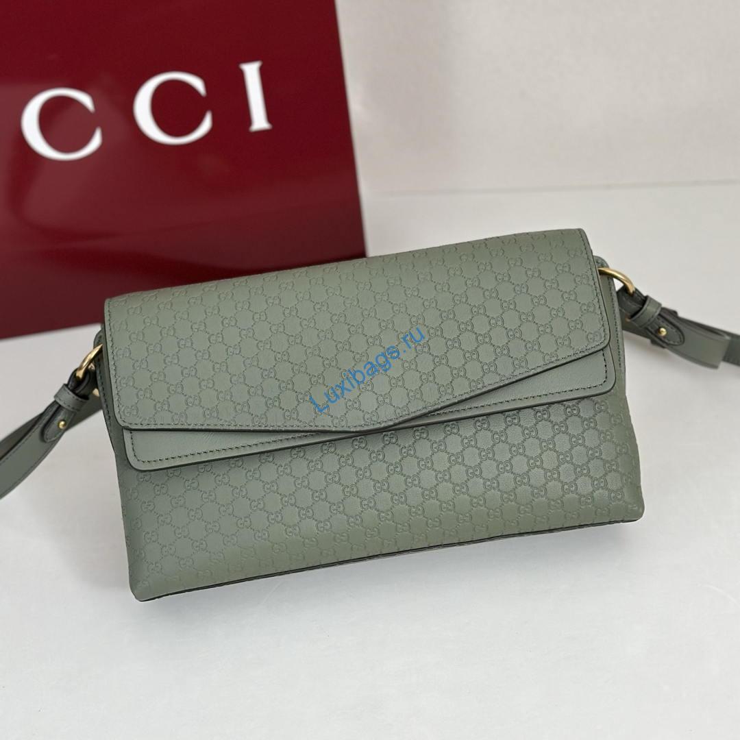 gucci 857622 medium shoulder bag leather green gg 4 Gucci 857622 Medium Shoulder Bag Leather Green GG | gucci 857622 medium shoulder bag leather black gg 014