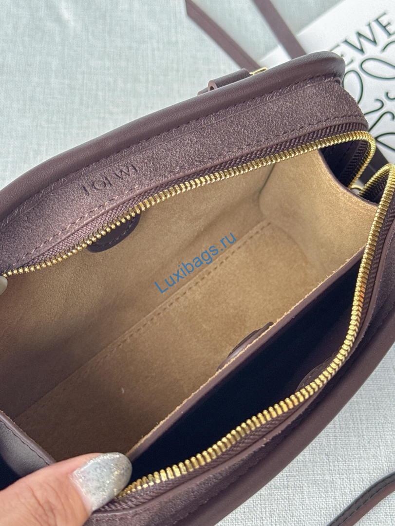 loewe a039as4x12 mini amazona 180 bag in suede & soft calfskin dark brown 6 Loewe A039AS4X12 Mini Amazona 180 bag in Suede & soft calfskin Dark Brown | loewe a039as4x12 mini amazona 180 bag in soft calfskin 45