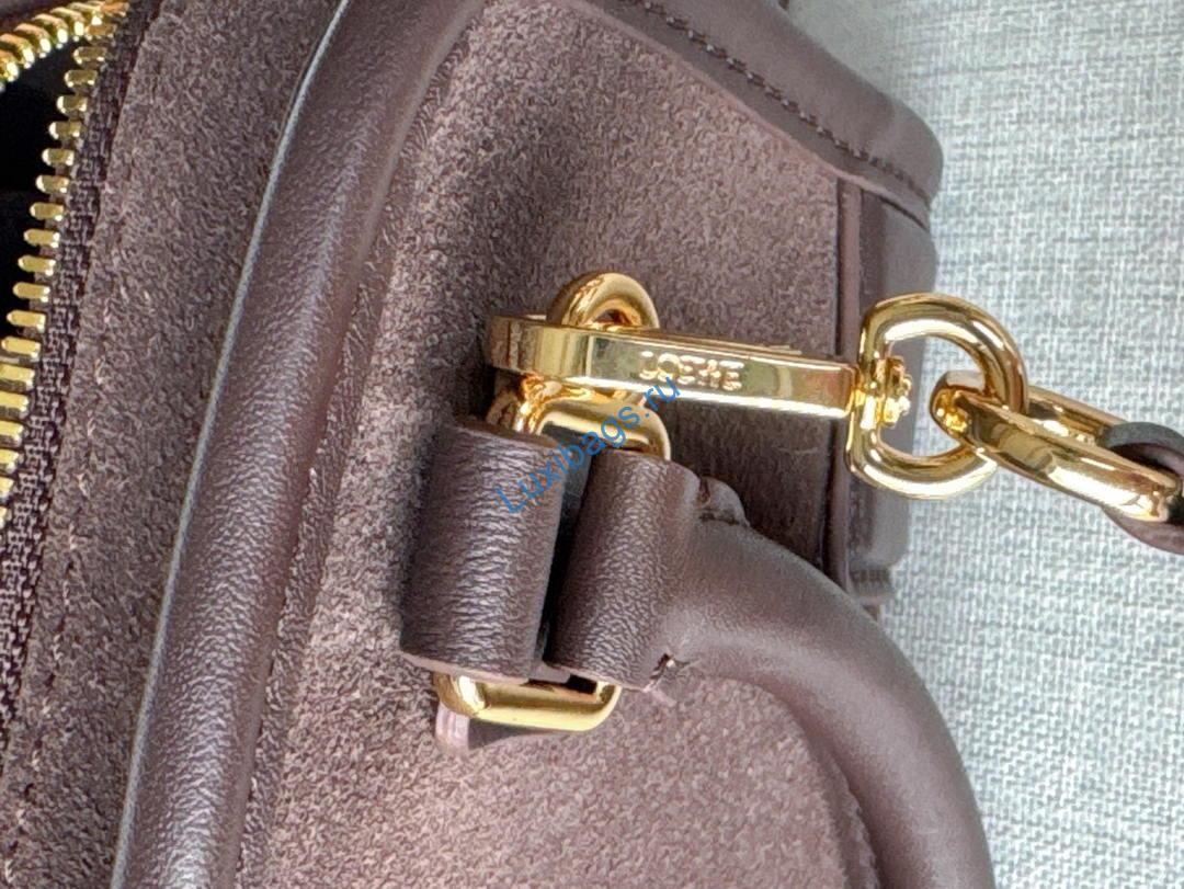 loewe a039as4x12 mini amazona 180 bag in suede & soft calfskin dark brown 7 Loewe A039AS4X12 Mini Amazona 180 bag in Suede & soft calfskin Dark Brown | loewe a039as4x12 mini amazona 180 bag in soft calfskin 46