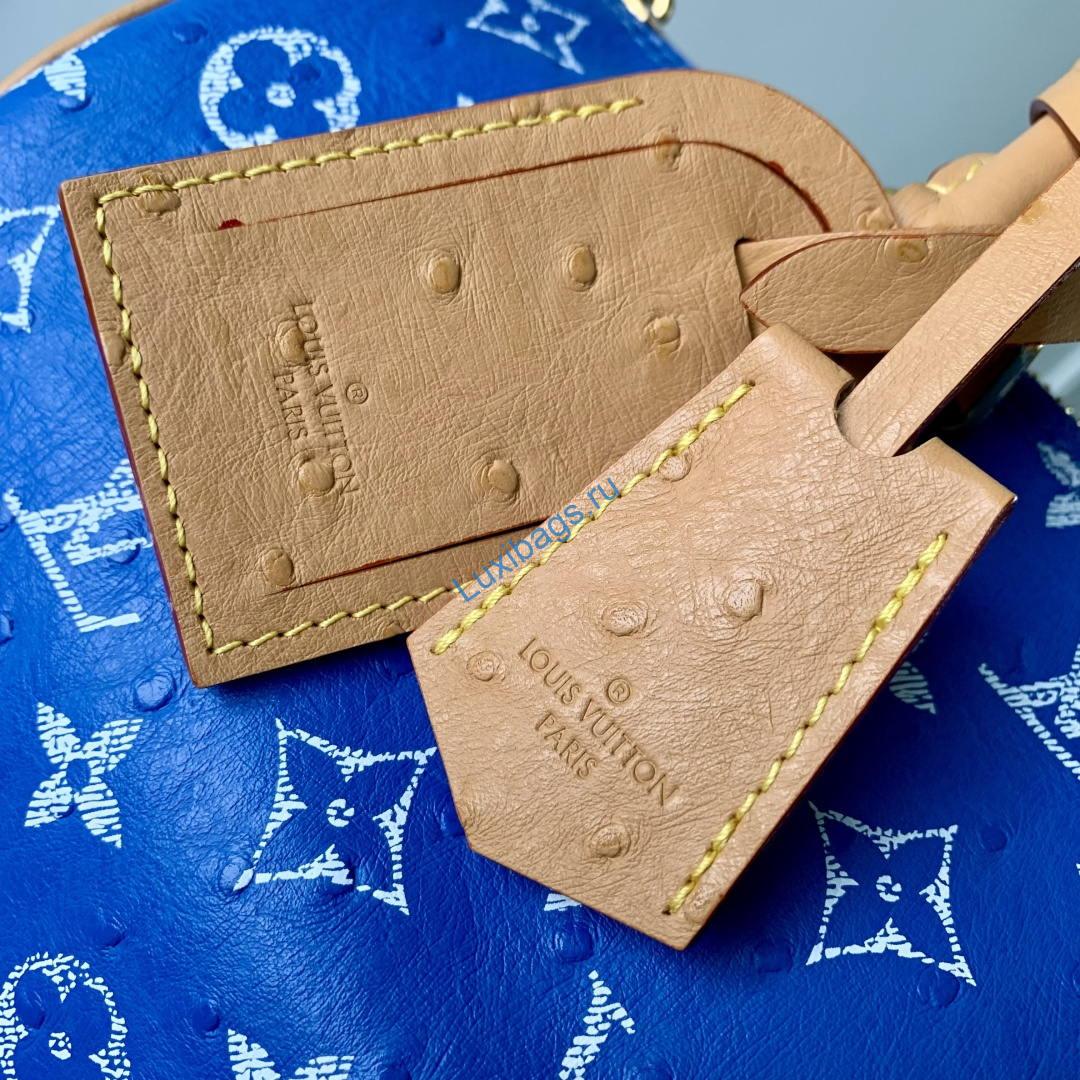 Louis Vuitton LV M13904 Speedy P9 Bandoulière 30 Bag Sky Blue | louis vuitton lv m13904 speedy p9 bandouliere 30 bag sky blue 05