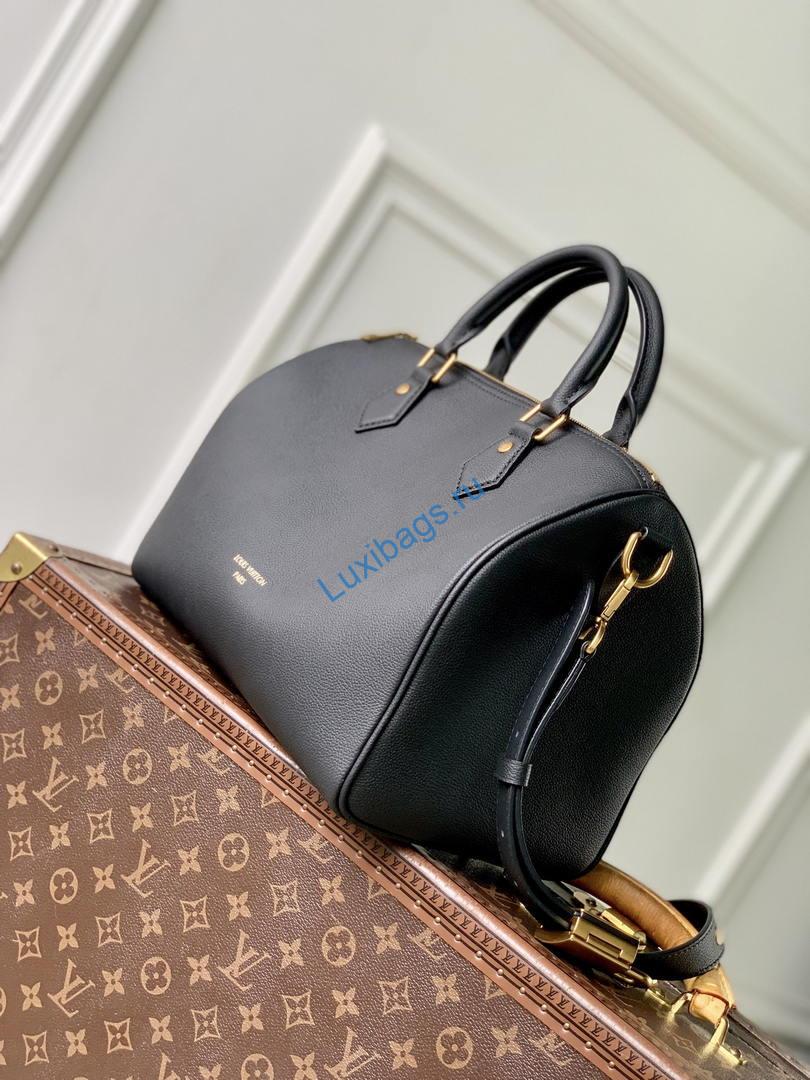 louis vuitton lv m24891 speedy 30 soft low key black 1 Louis Vuitton LV M24891 Speedy 30 Soft Low Key Black | louis vuitton lv m24892 speedy 30 soft low key cognac 11