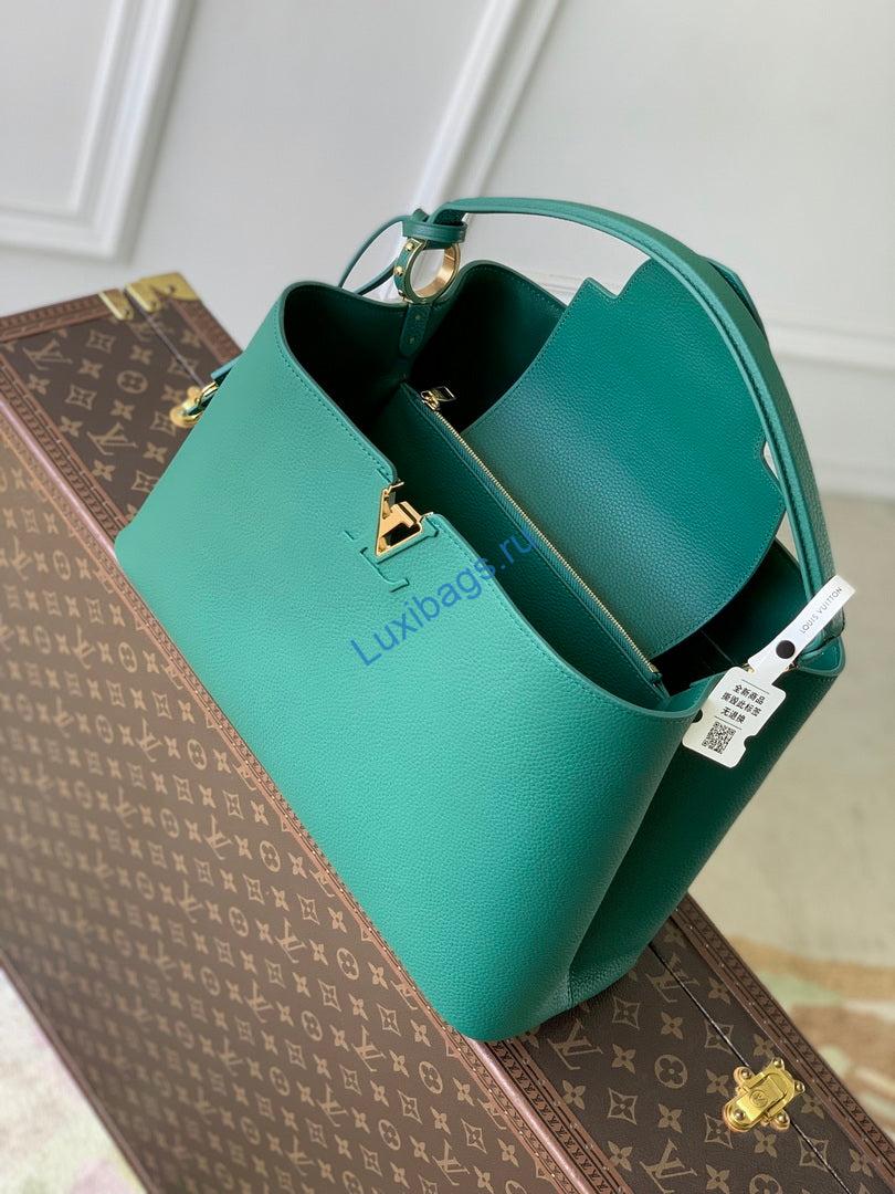 Louis Vuitton LV M26259 Capucines GM Bag Dark green | louis vuitton lv m26259 capucines gm bag dark green 10