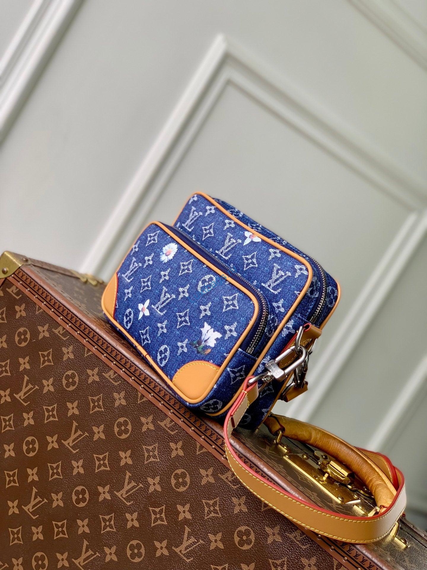 Louis Vuitton LV M27553 Nil Cross-body Bag Blue | louis vuitton lv m27553 nil cross body bag blue 2
