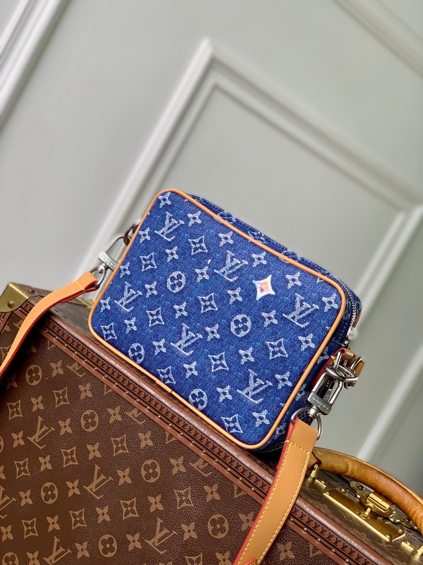 louis vuitton lv m27553 nil cross-body bag blue 2 Louis Vuitton LV M27553 Nil Cross-body Bag Blue | louis vuitton lv m27553 nil cross body bag blue 3