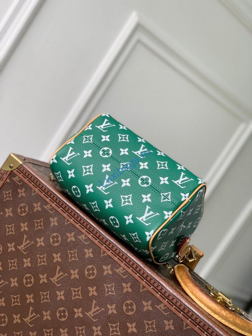 Louis Vuitton LV M28186 Speedy P9 Bandoulière 20 Bag Green | louis vuitton lv m28186 speedy p9 bandouliere 20 bag green 4