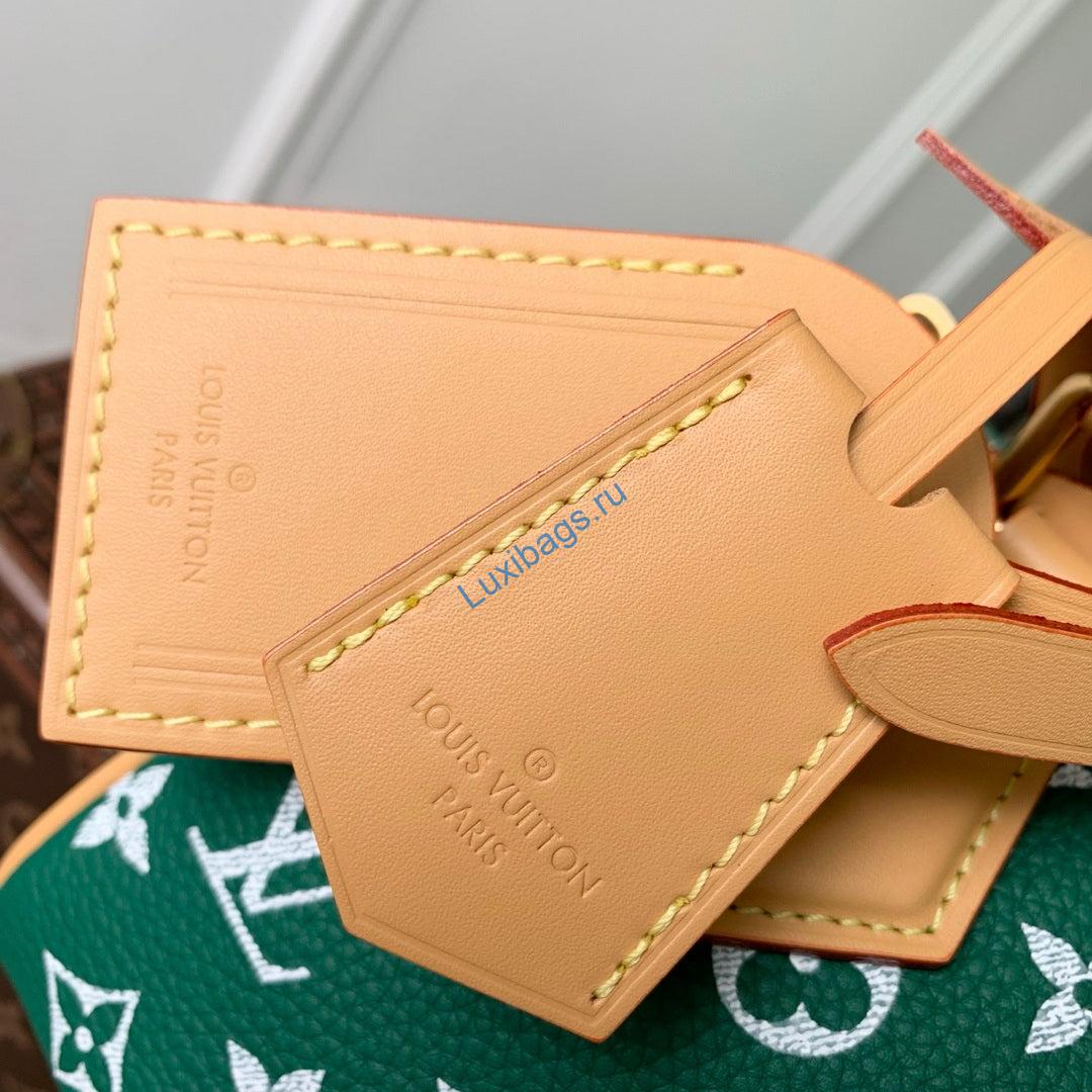 Louis Vuitton LV M28186 Speedy P9 Bandoulière 20 Bag Green | louis vuitton lv m28186 speedy p9 bandouliere 20 bag green 5