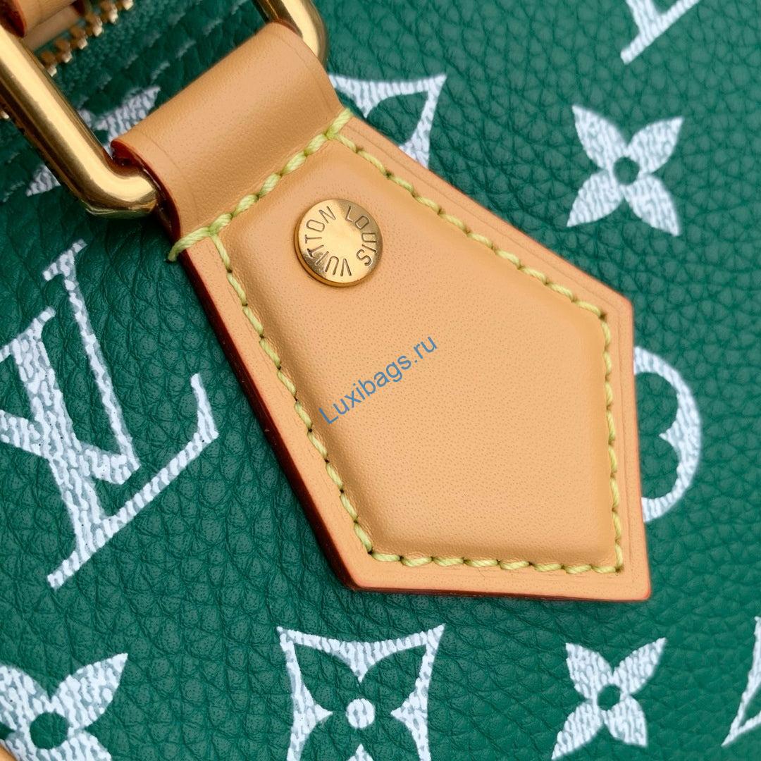 Louis Vuitton LV M28186 Speedy P9 Bandoulière 20 Bag Green | louis vuitton lv m28186 speedy p9 bandouliere 20 bag green 9