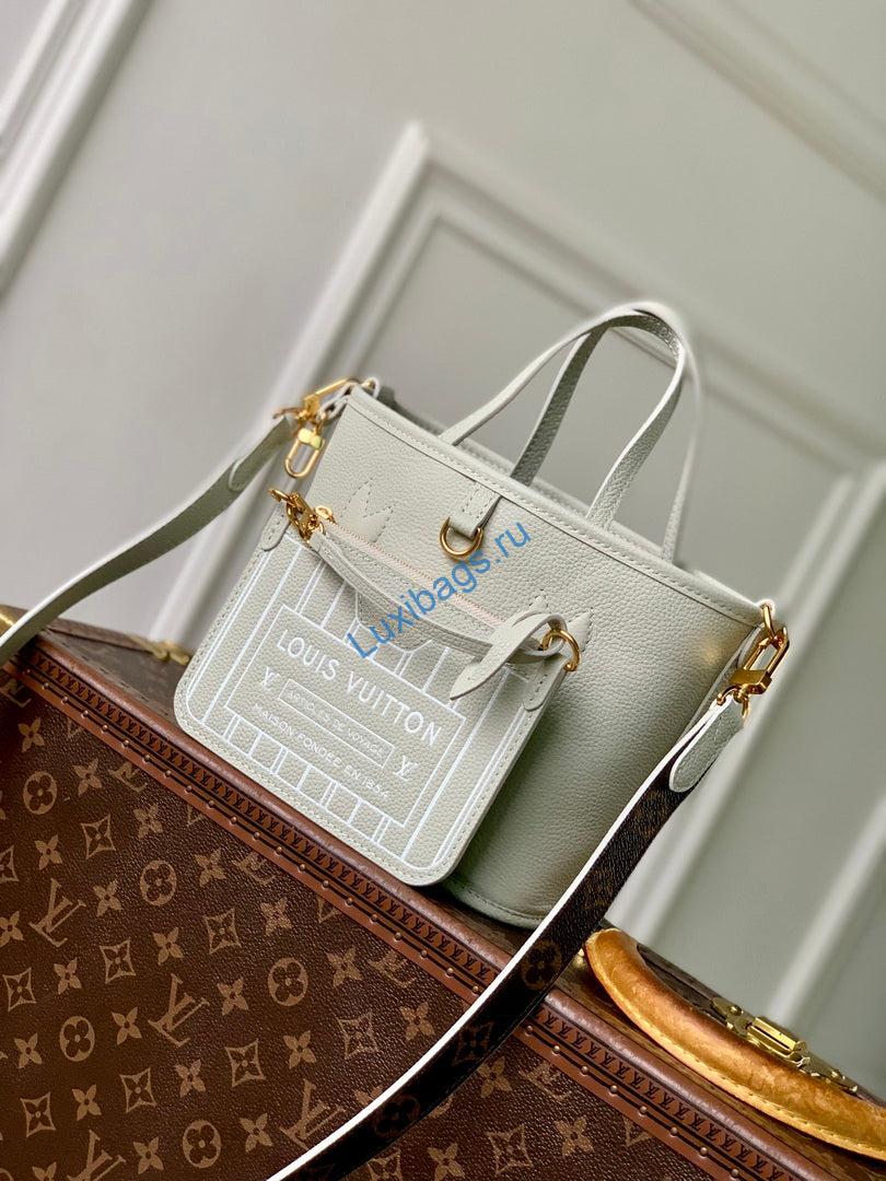 louis vuitton lv m28236 neverfull bandoulière inside out bb bag monogram celadon 9 Louis Vuitton LV M28236 Neverfull Bandoulière Inside Out BB Bag Monogram Celadon | louis vuitton lv m28236 neverfull bandouliere inside out bb bag monogram celadon 10