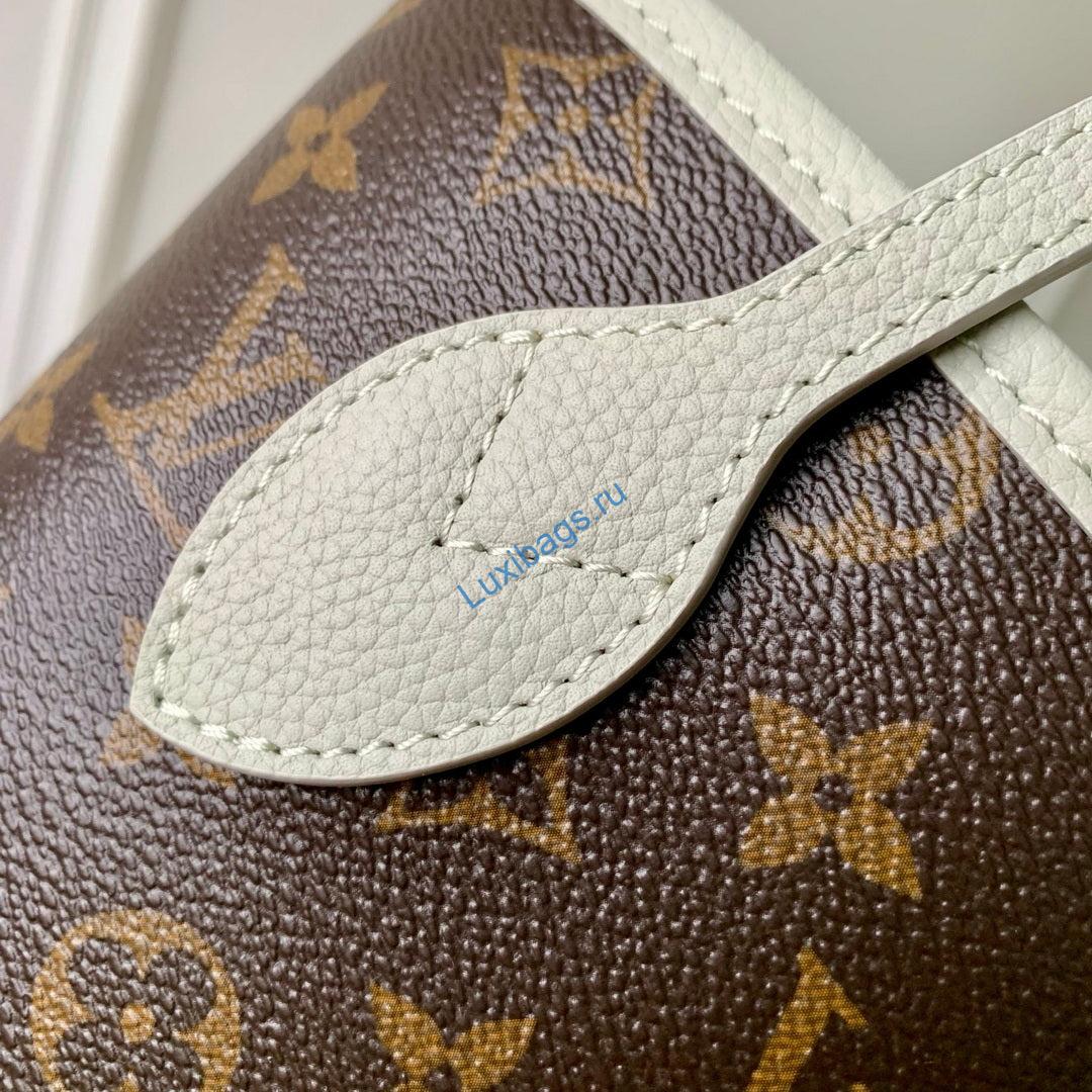 louis vuitton lv m28236 neverfull bandoulière inside out bb bag monogram celadon 4 Louis Vuitton LV M28236 Neverfull Bandoulière Inside Out BB Bag Monogram Celadon | louis vuitton lv m28236 neverfull bandouliere inside out bb bag monogram celadon 5