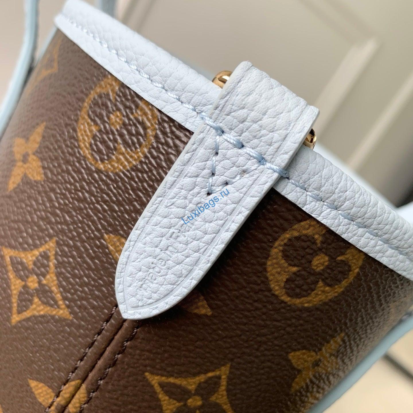 louis vuitton lv m28336 neverfull bandoulière inside out bb bag monogram sky blue 7 Louis Vuitton LV M28336 Neverfull Bandoulière Inside Out BB Bag Monogram Sky Blue | louis vuitton lv m28336 neverfull bandouliere inside out bb bag monogram sky blue 8