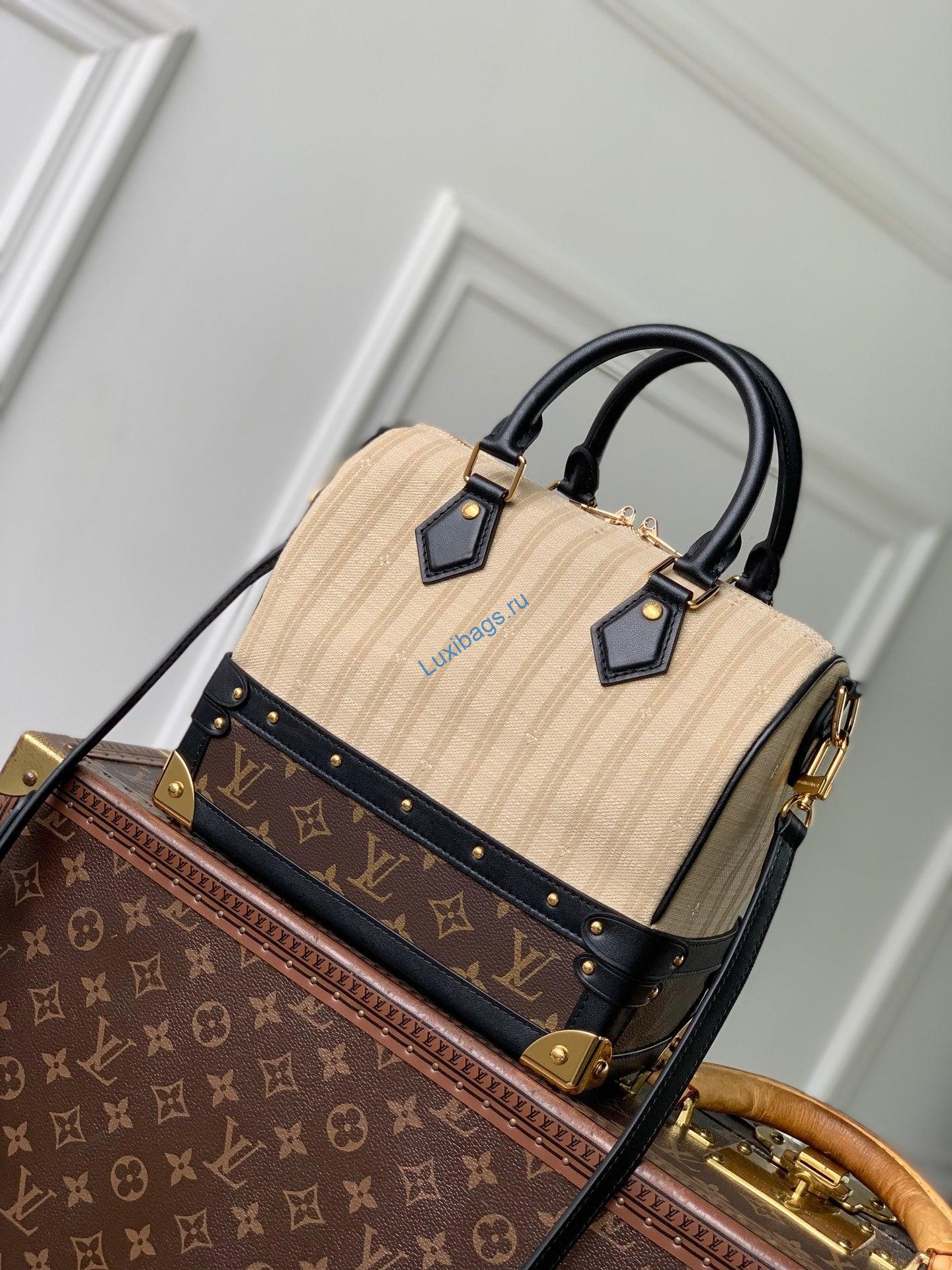 louis vuitton lv m28761 speedy bandoulière 22 bag beige/monogram 2 louis Vuitton LV M28761 Speedy Bandoulière 22 Bag