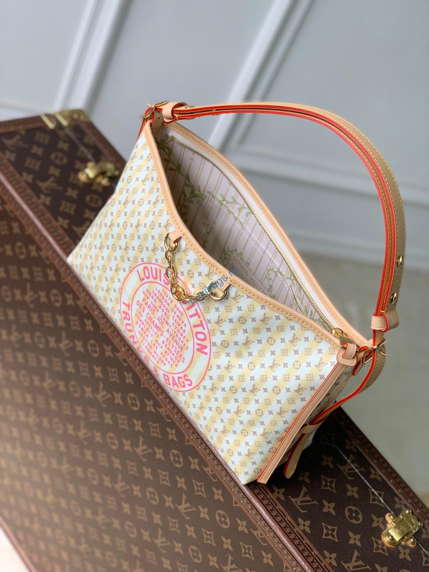 Louis Vuitton LV M29139 Carryall East West Bag Banana | louis vuitton lv m29139 carryall east west bag banana 10