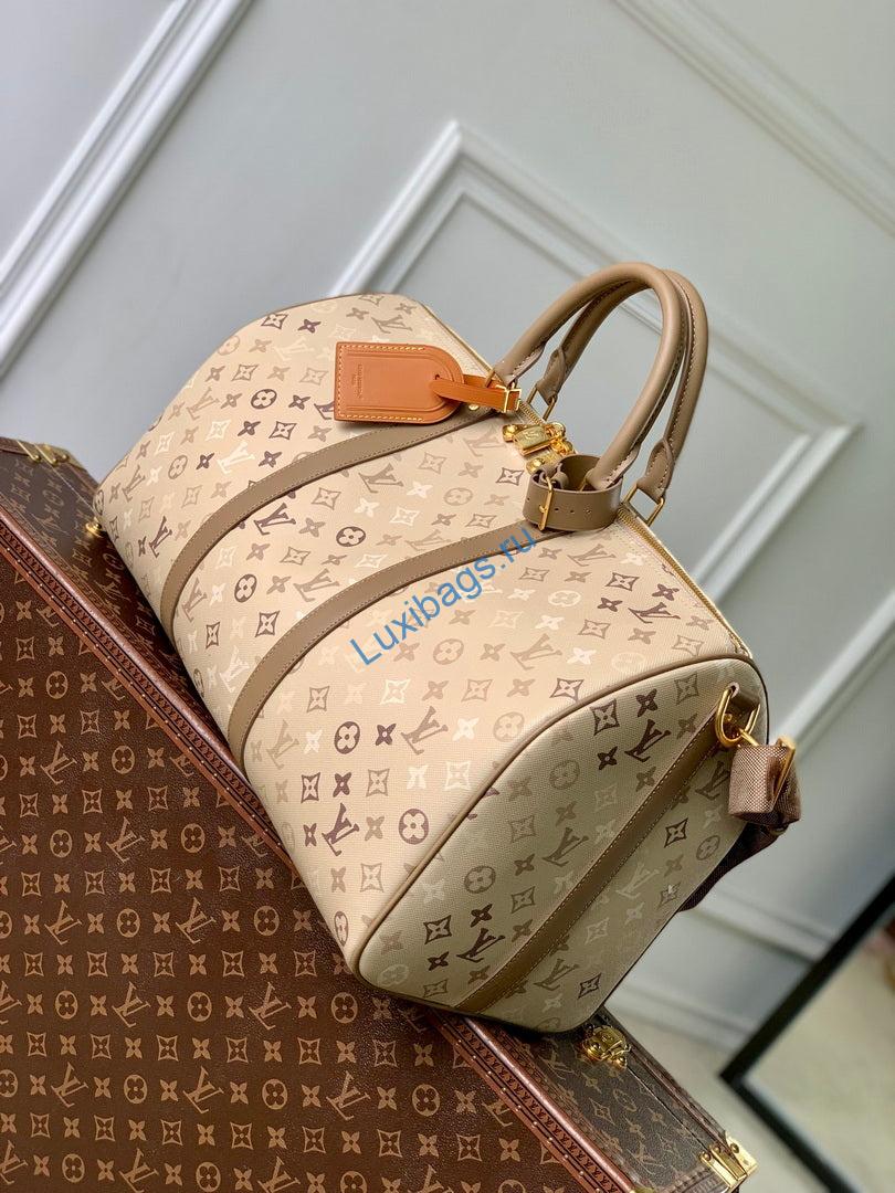 louis vuitton lv m29159 keepall bandoulière 50 bag sand beige 1 Louis Vuitton LV M29159 Keepall Bandoulière 50 Bag Sand Beige | louis vuitton lv m29159 keepall bandouliere 50 bag sand beige 2