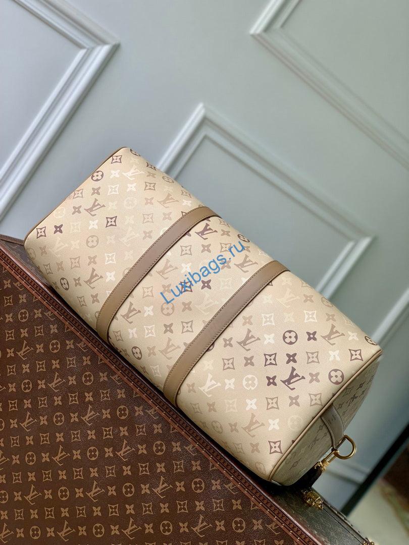 louis vuitton lv m29159 keepall bandoulière 50 bag sand beige 3 Louis Vuitton LV M29159 Keepall Bandoulière 50 Bag Sand Beige | louis vuitton lv m29159 keepall bandouliere 50 bag sand beige 4