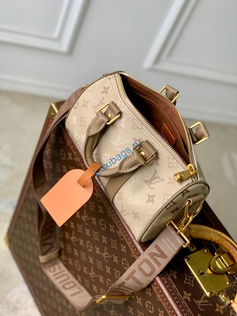 Louis Vuitton LV M29272 Keepall Bandoulière 25 Bag Sand Beige | louis vuitton lv m29272 keepall bandouliere 25 bag sand beige 10