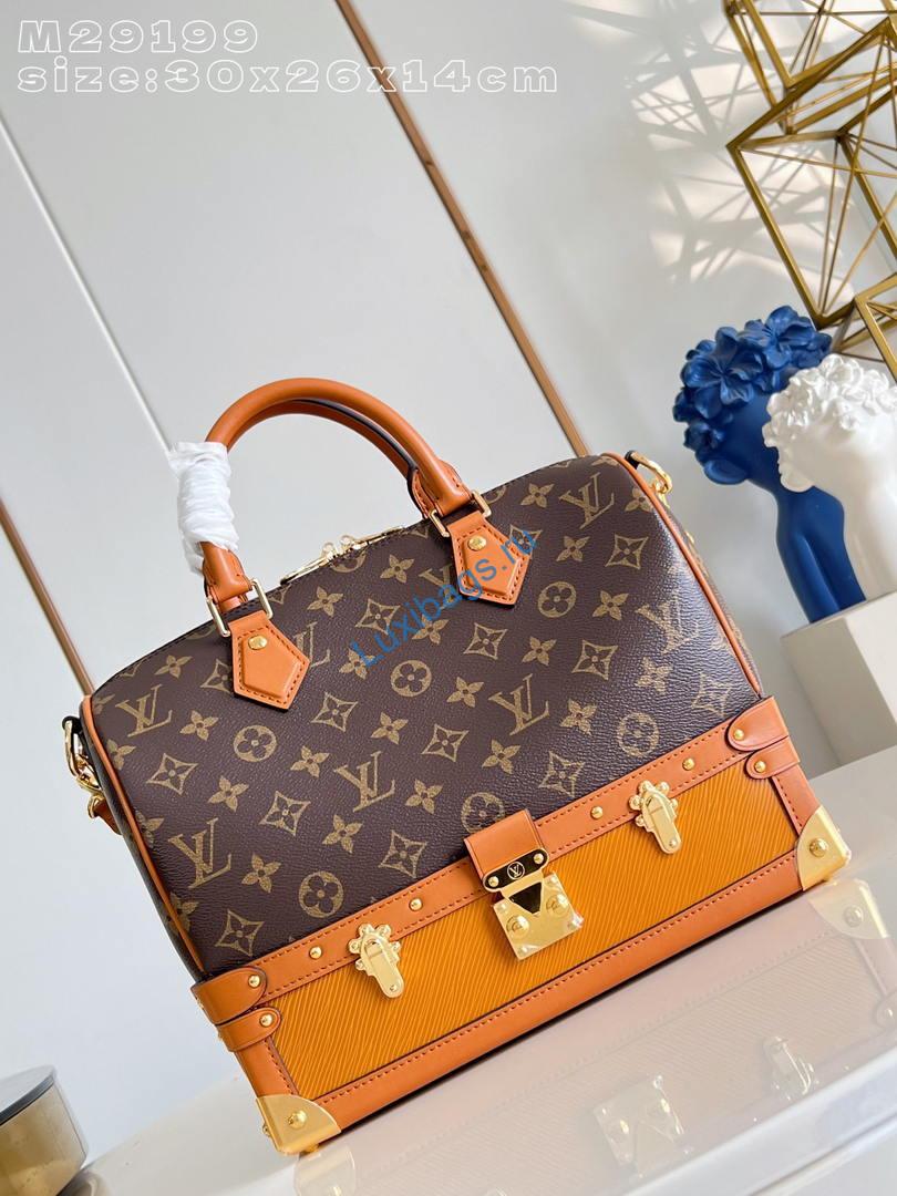 Louis Vuitton Speedy 30 Bag LV M29199 Monogram Brown | louis vuitton speedy 30 bag lv m29199 monogram brown 02