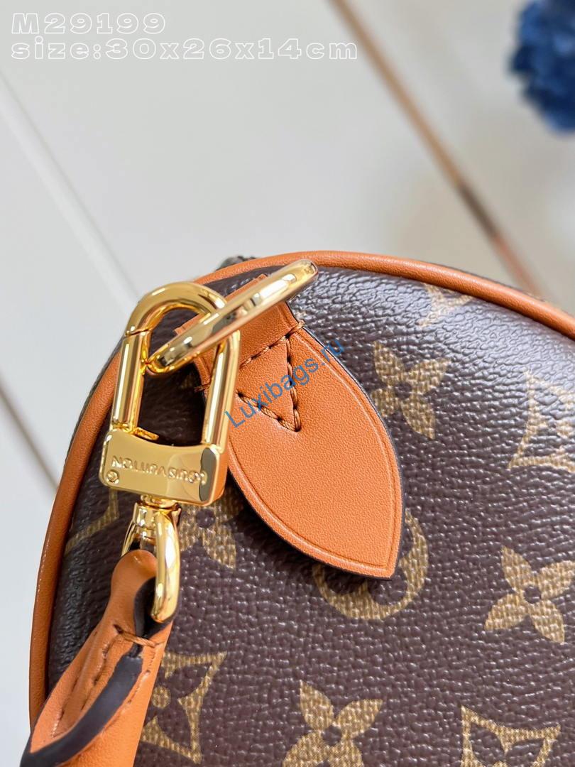 Louis Vuitton Speedy 30 Bag LV M29199 Monogram Brown | louis vuitton speedy 30 bag lv m29199 monogram brown 07