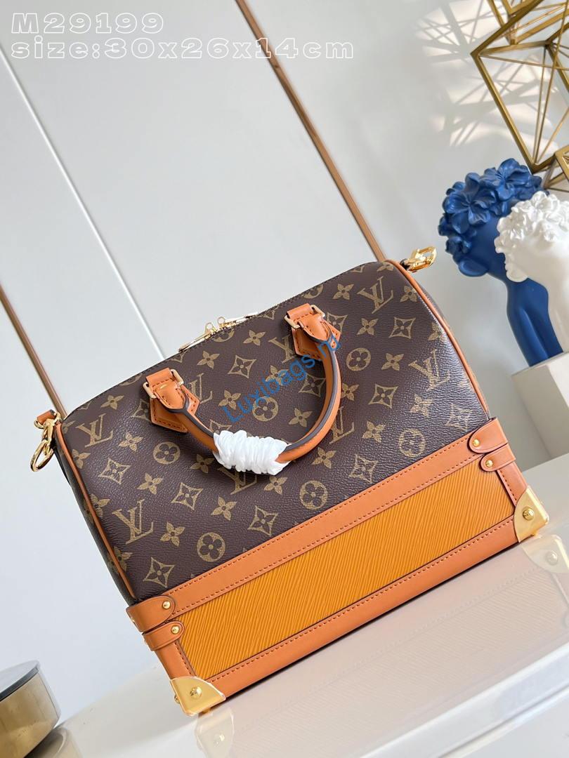 Louis Vuitton Speedy 30 Bag LV M29199 Monogram Brown | louis vuitton speedy 30 bag lv m29199 monogram brown 08