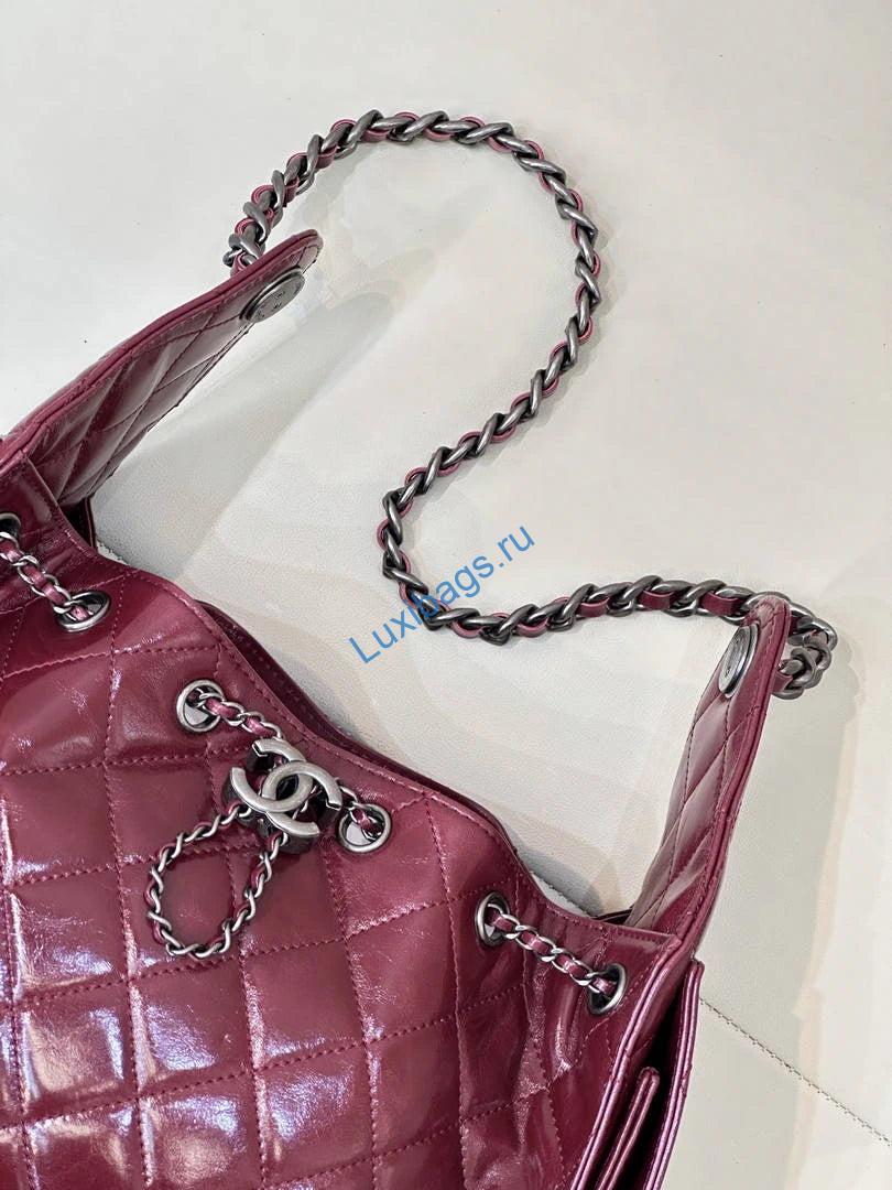 chanel as5293 small hobo lambskin & black silver-tone metal wine red 2 Chanel AS5293 Small Hobo Lambskin & Black Silver-Tone Metal Wine Red | chanel as5293 small hobo lambskin black silver tone metal wine red 03