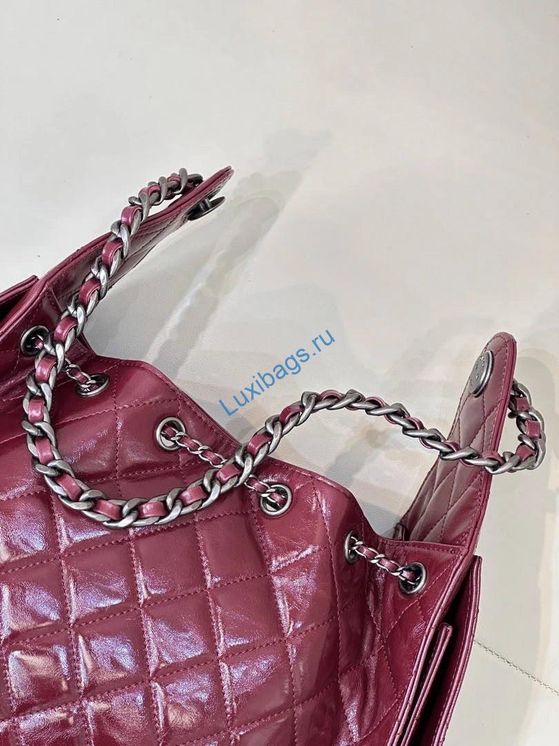chanel as5293 small hobo lambskin & black silver-tone metal wine red 5 Chanel AS5293 Small Hobo Lambskin & Black Silver-Tone Metal Wine Red | chanel as5293 small hobo lambskin black silver tone metal wine red 06