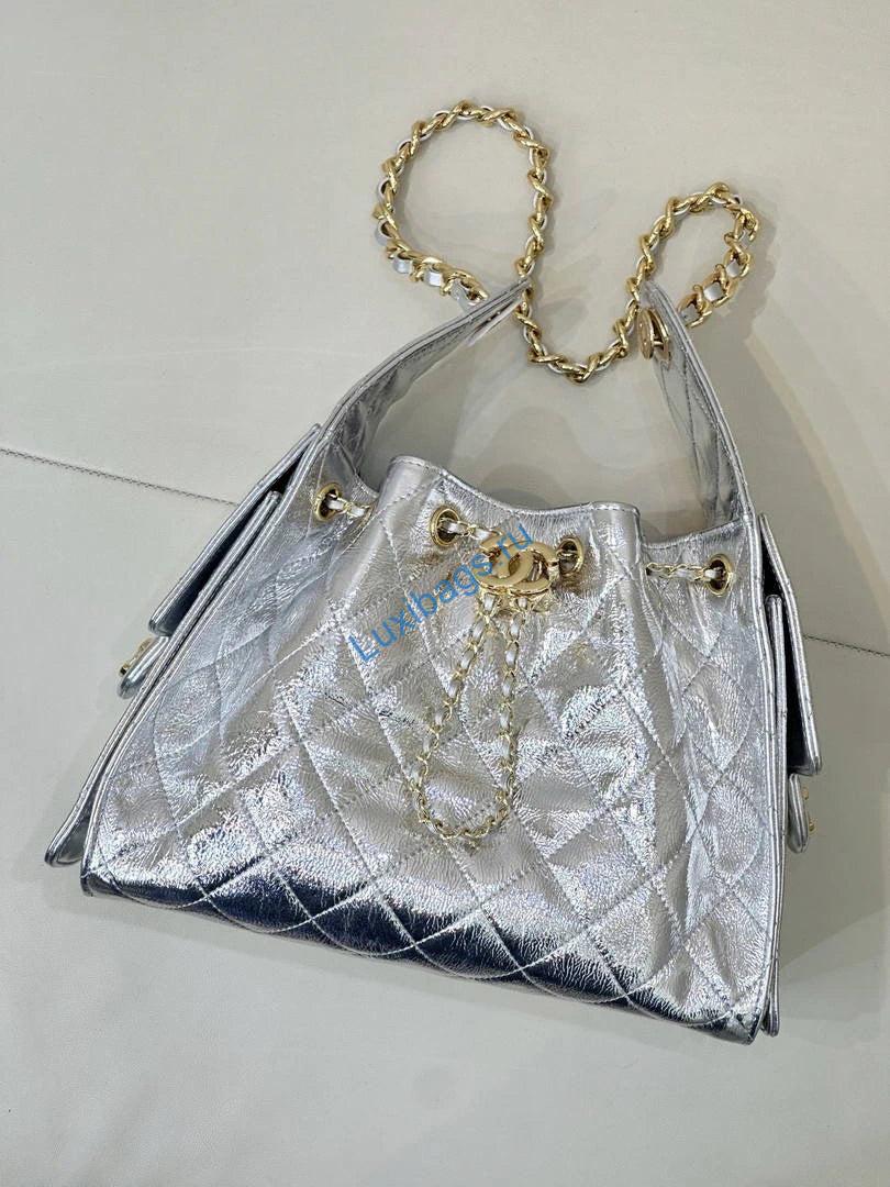 chanel as5293 small hobo lambskin & silver-tone metal silver 4 Chanel AS5293 Small Hobo Lambskin & Silver-Tone Metal Silver | chanel as5293 small hobo lambskin silver tone metal silver 002