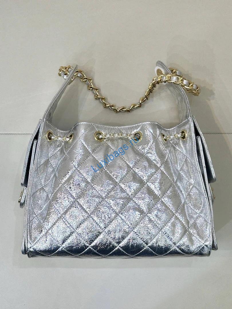 chanel as5293 small hobo lambskin & silver-tone metal silver 8 Chanel AS5293 Small Hobo Lambskin & Silver-Tone Metal Silver | chanel as5293 small hobo lambskin silver tone metal silver 006