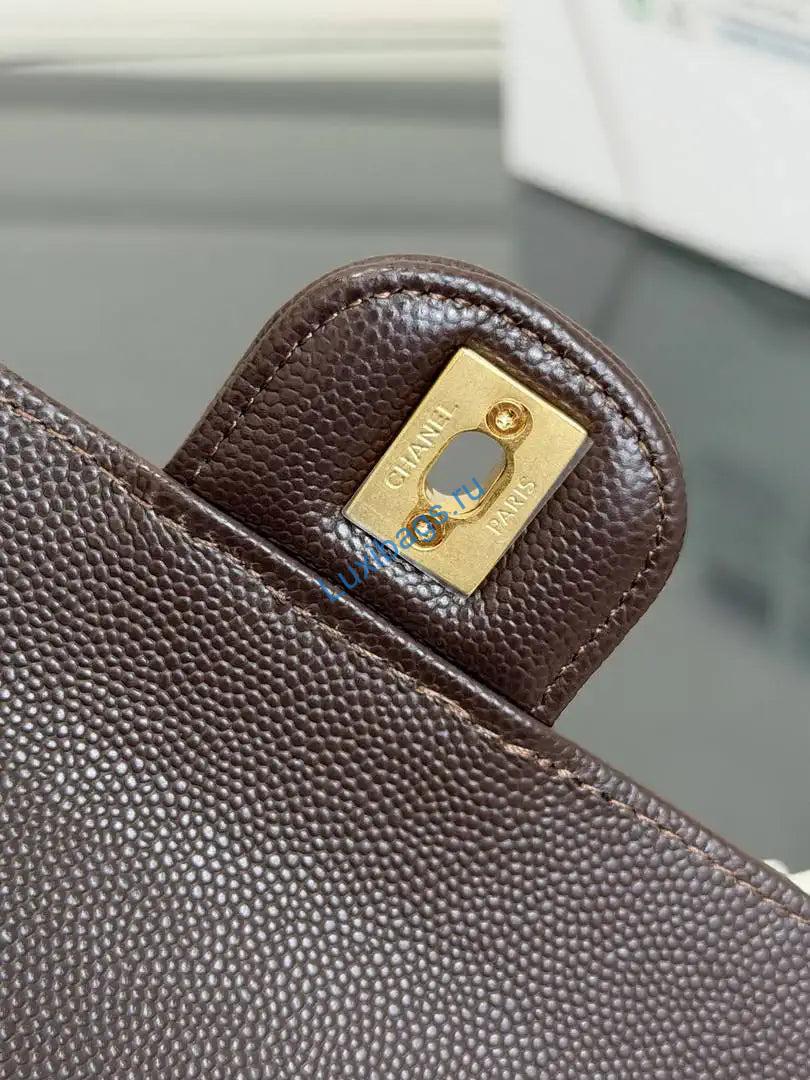 chanel small bowling bag grained shiny calfskin as6143 dark brown 4 Chanel Small Bowling Bag Grained Shiny Calfskin AS6143 Dark Brown | chanel small bowling bag grained shiny calfskin gold tone metal as6143 232