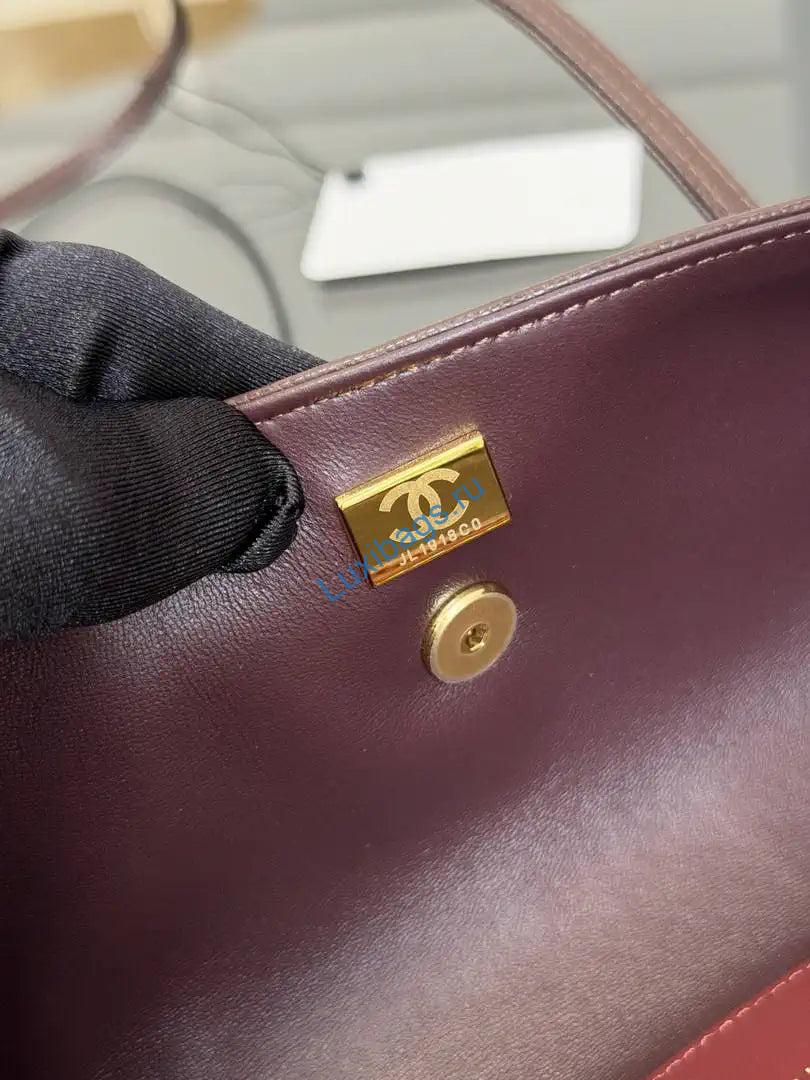 chanel small bowling bag grained shiny calfskin as6143 dark brown 8 Chanel Small Bowling Bag Grained Shiny Calfskin AS6143 Dark Brown | chanel small bowling bag grained shiny calfskin gold tone metal as6143 236