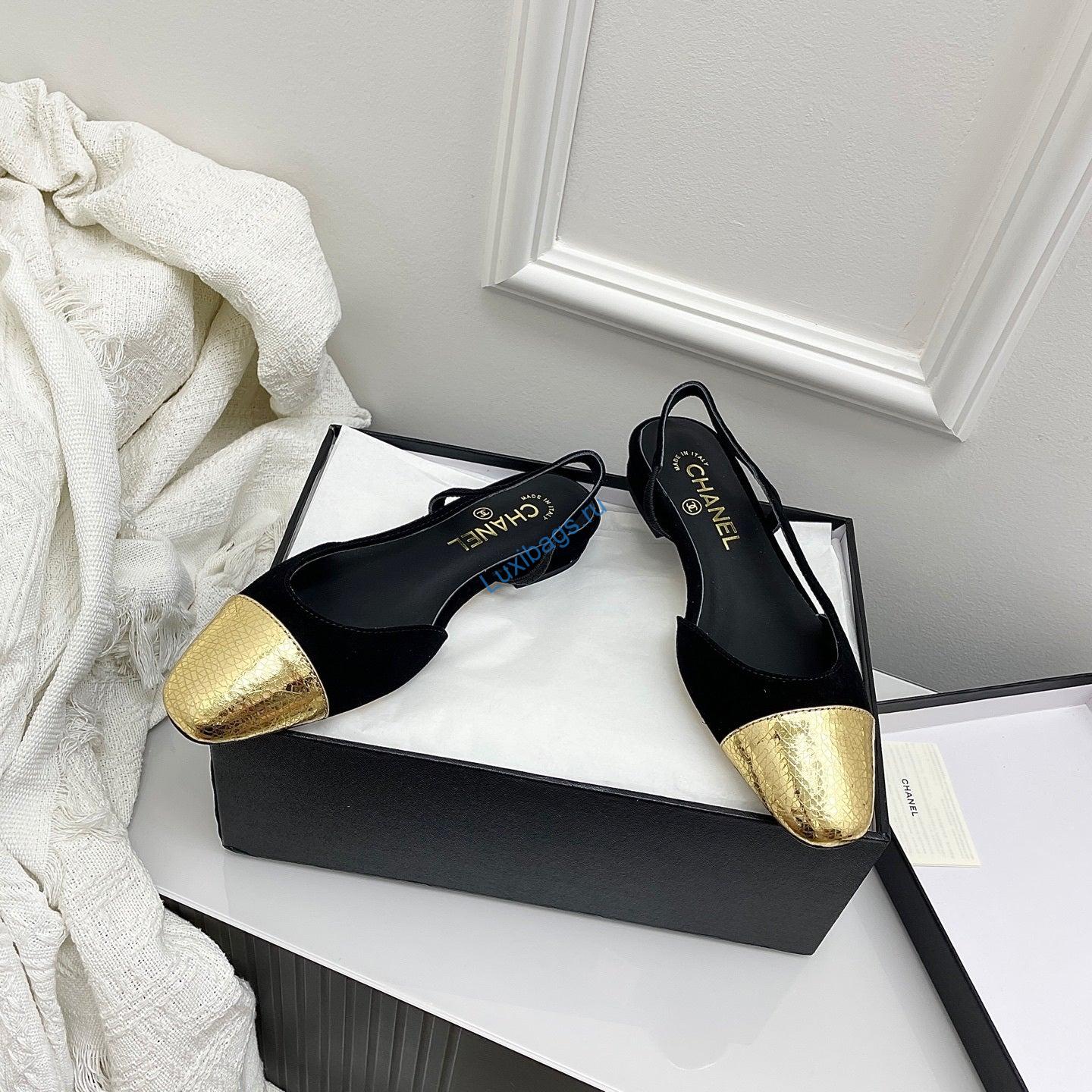 Chanel Women's Classic Slingback Ballet Flats Shoes C93317 | chanel womens classic slingback ballet flats shoes c93317 3