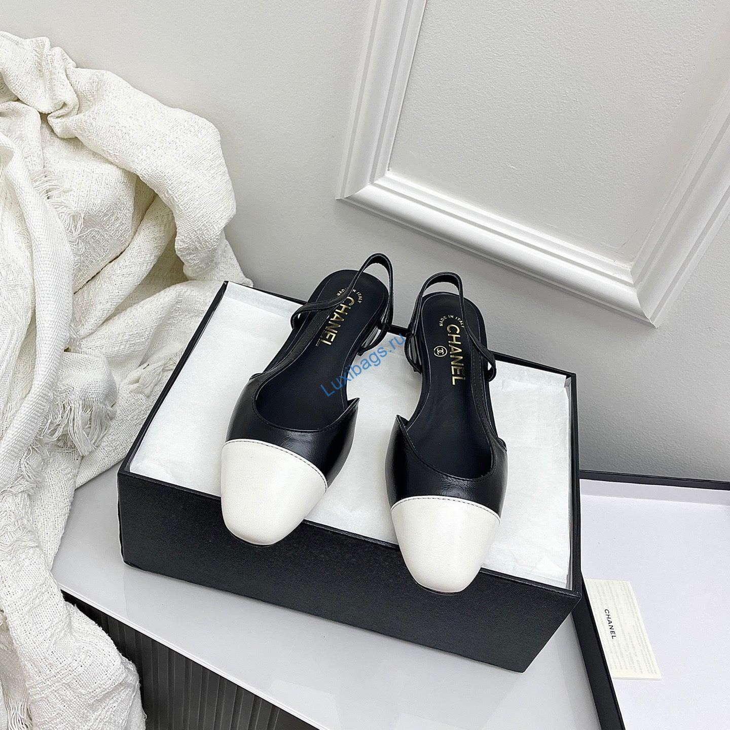 Chanel Women's Classic Slingback Ballet Flats Shoes C93319 | chanel womens classic slingback ballet flats shoes c93319 1