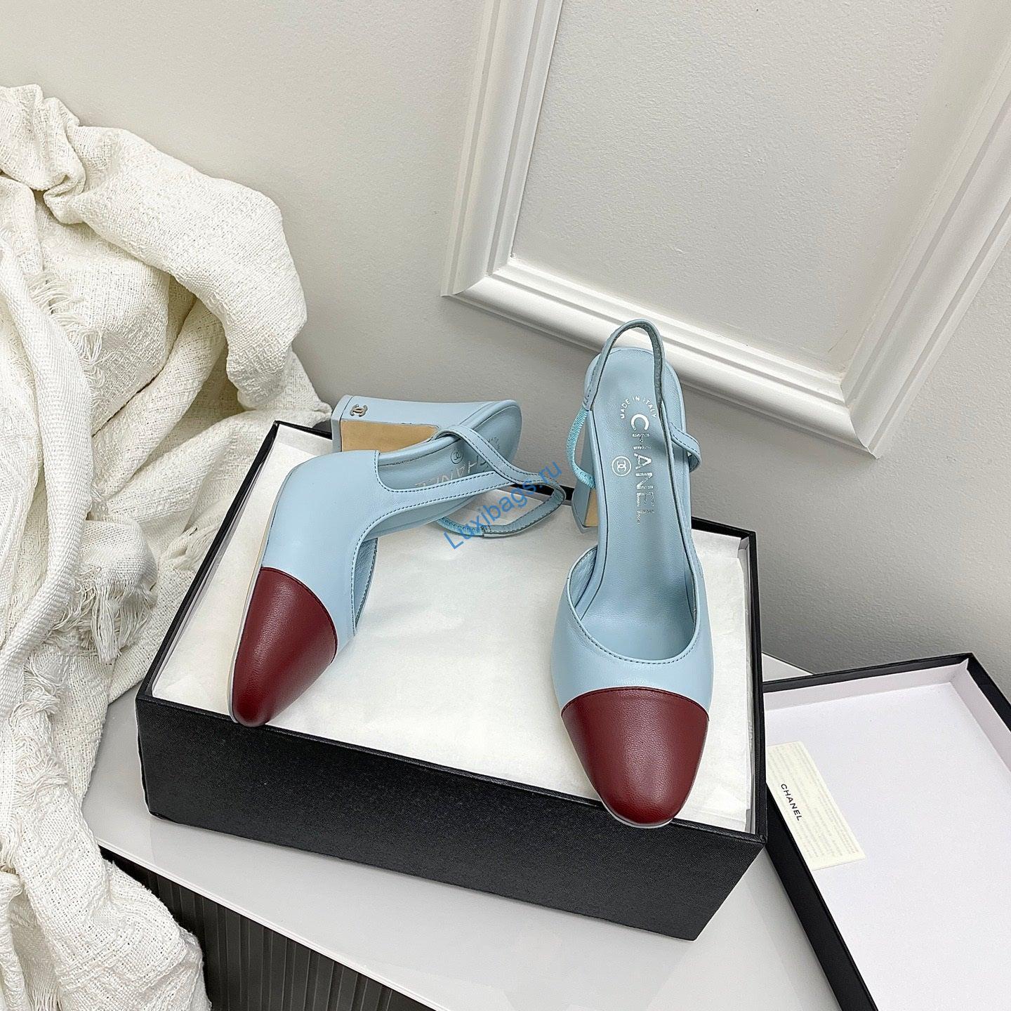 Chanel Women's Classic Slingback Ballet Shoes 9.5 cm C93306 | chanel womens classic slingback ballet shoes 9 5 cm c93306 4