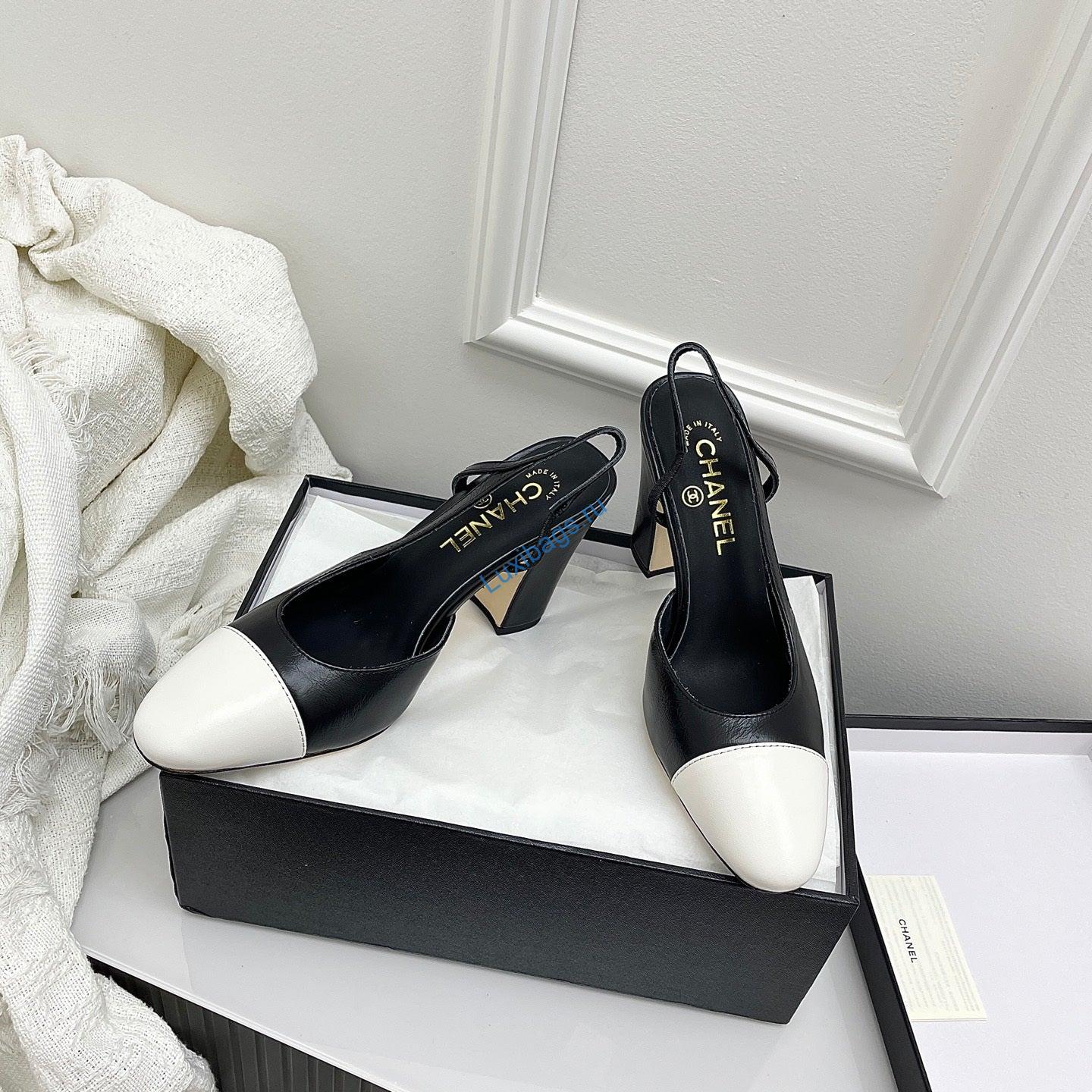 Chanel Women's Classic Slingback Ballet Shoes 9.5 cm C93307 | chanel womens classic slingback ballet shoes 9 5 cm c93307 3