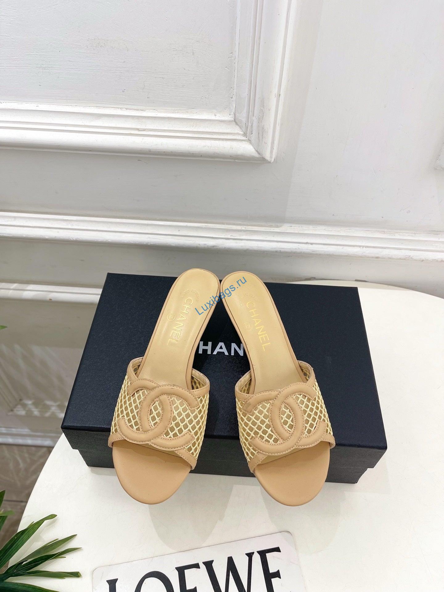 chanel women's mesh openwork shoes heel height 4.5cm c93326 1 Chanel Women's Mesh openwork Shoes Heel Height 4.5cm C93326 | chanel womens mesh openwork shoes heel height 4 5cm c93326 1