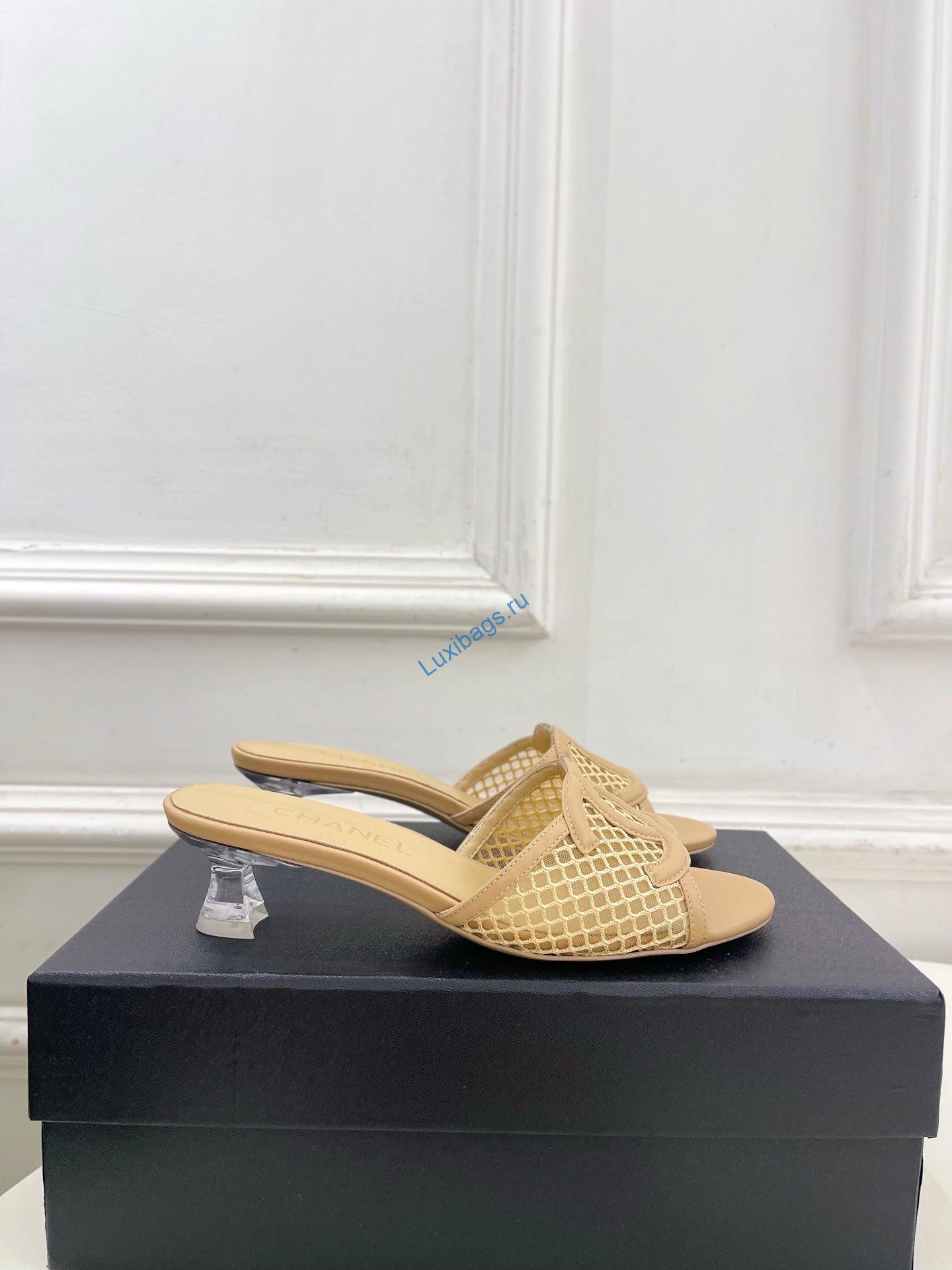 chanel women's mesh openwork shoes heel height 4.5cm c93326 2 Chanel Women's Mesh openwork Shoes Heel Height 4.5cm C93326 | chanel womens mesh openwork shoes heel height 4 5cm c93326 2