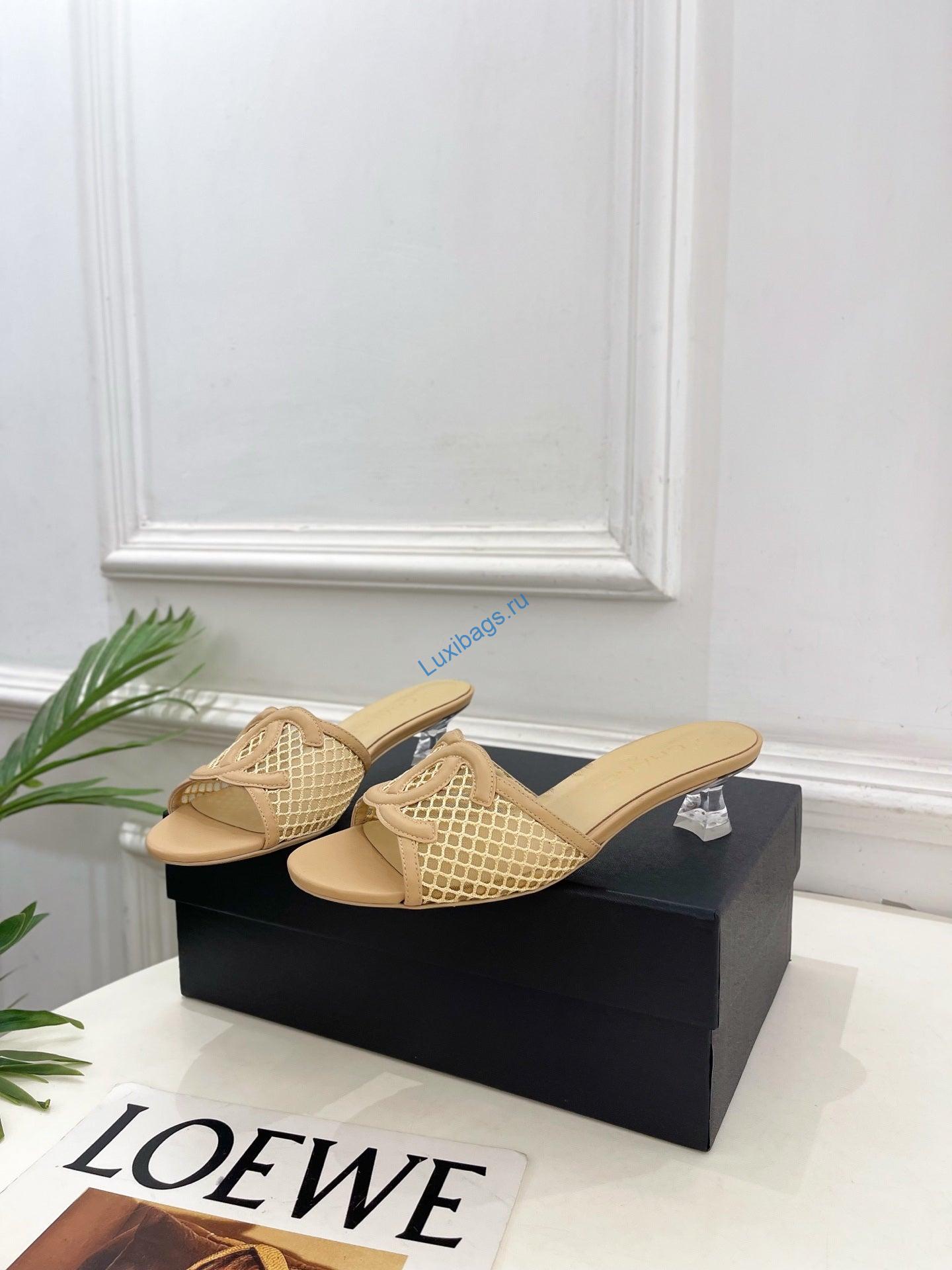 chanel women's mesh openwork shoes heel height 4.5cm c93326 3 Chanel Women's Mesh openwork Shoes Heel Height 4.5cm C93326 | chanel womens mesh openwork shoes heel height 4 5cm c93326 3