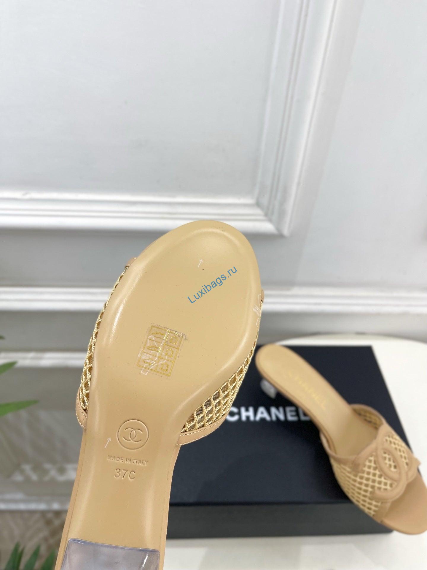 chanel women's mesh openwork shoes heel height 4.5cm c93326 8 Chanel Women's Mesh openwork Shoes Heel Height 4.5cm C93326 | chanel womens mesh openwork shoes heel height 4 5cm c93326 9