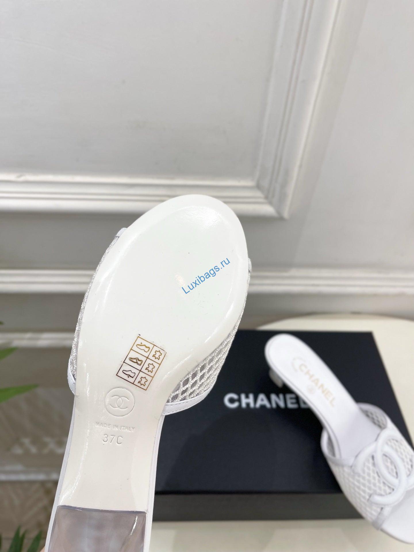 chanel women's mesh openwork shoes heel height 4.5cm c93327 8 Chanel Women's Mesh openwork Shoes Heel Height 4.5cm C93327 | chanel womens mesh openwork shoes heel height 4 5cm c93327 9