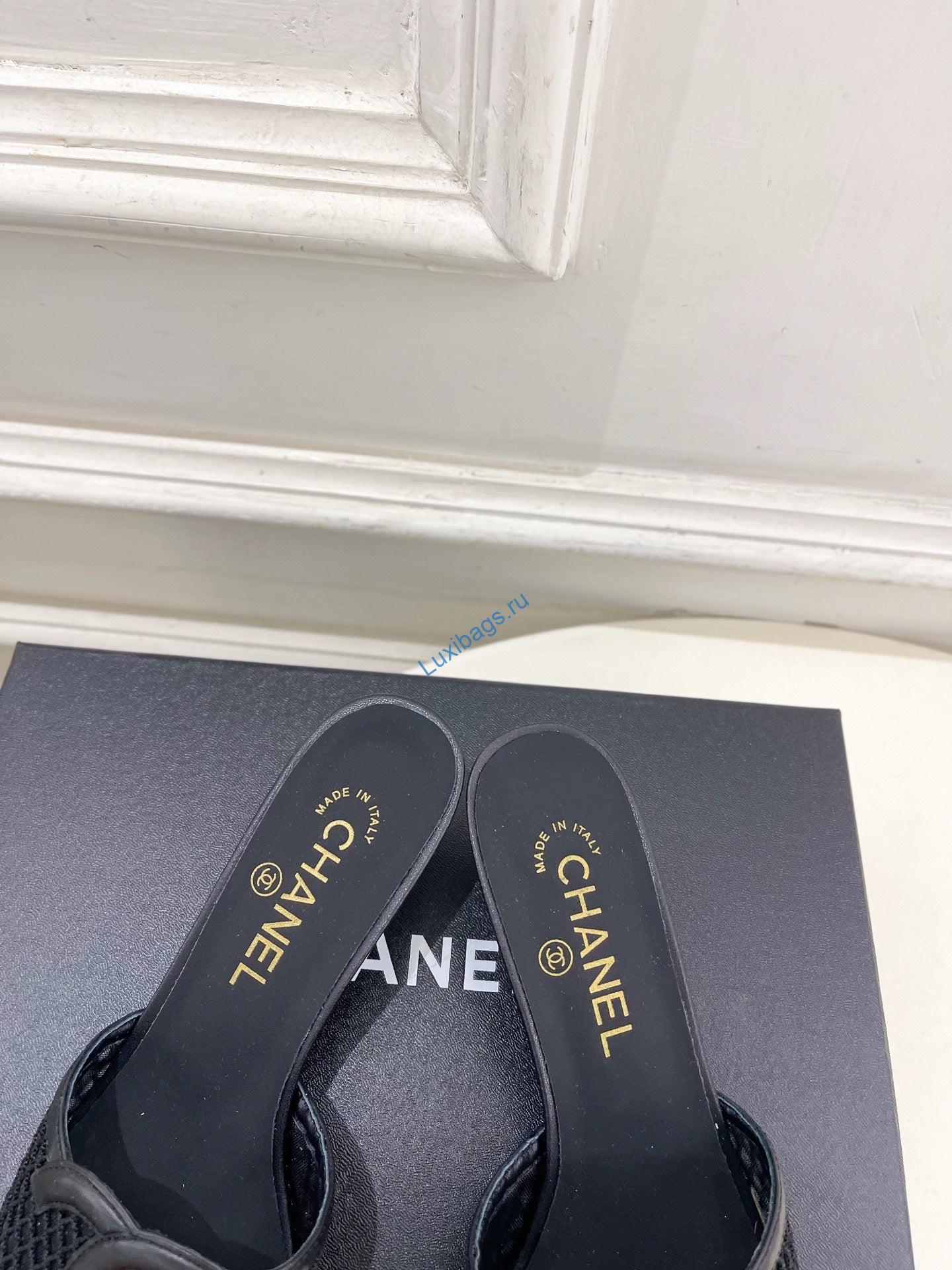 chanel women's mesh openwork shoes heel height 4.5cm c93328 6 Chanel Women's Mesh openwork Shoes Heel Height 4.5cm C93328 | chanel womens mesh openwork shoes heel height 4 5cm c93328 7