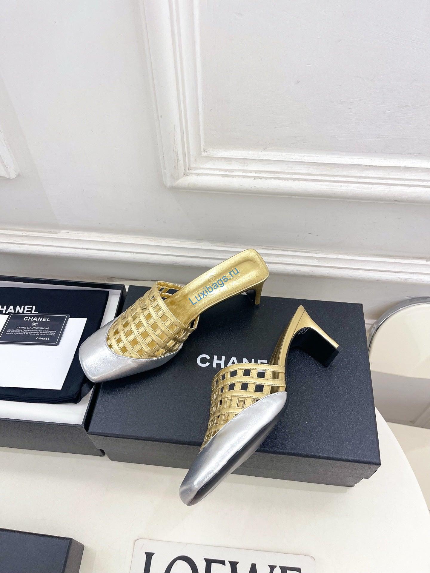 chanel women's woven openwork square-toe mules 6cm c93350 4 Chanel Women's Woven Openwork Square-toe Mules 6cm C93350 | chanel womens woven openwork square toe mules 6cm c93350 5