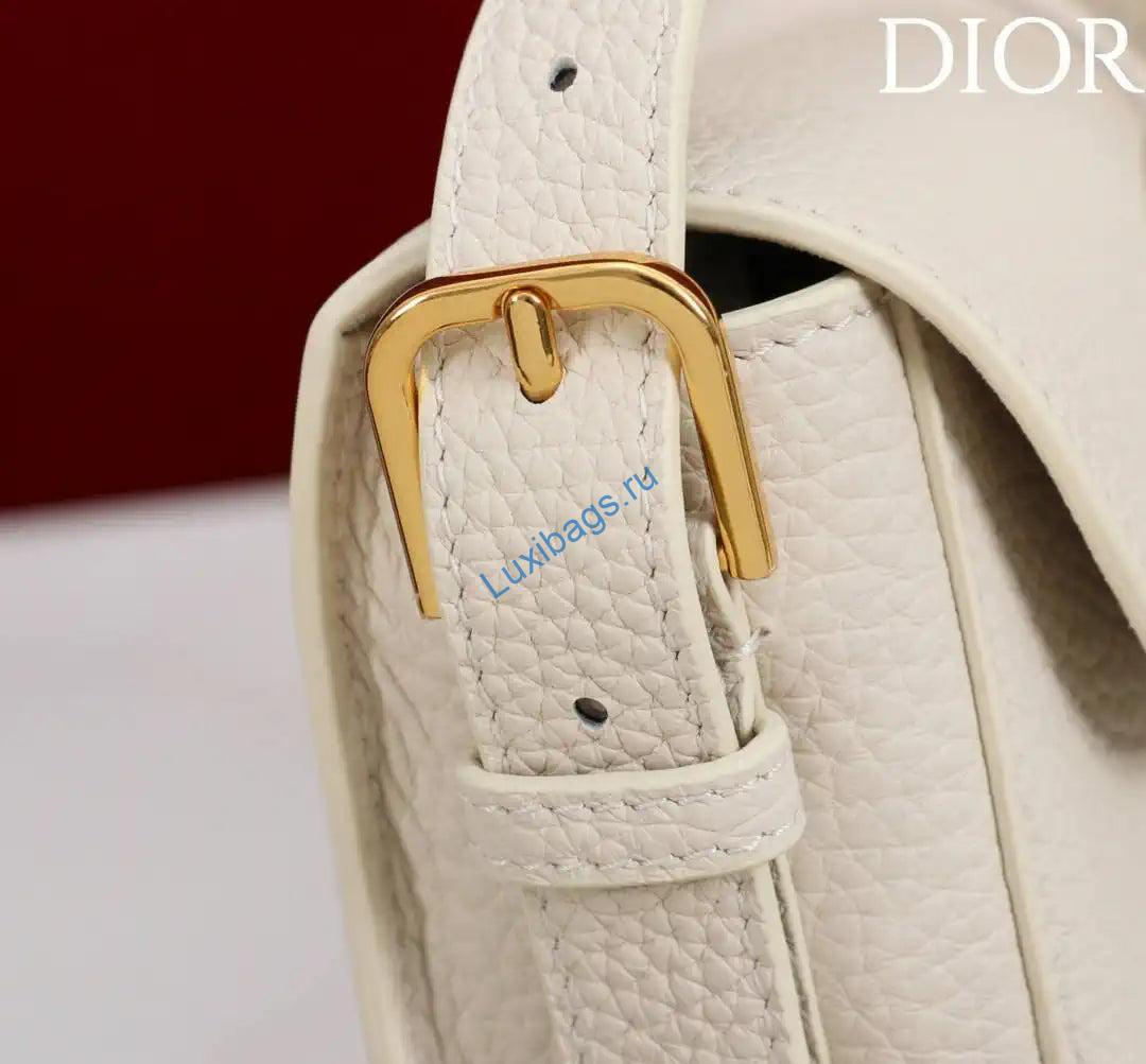 Dior M9335 Dior Bobby East-West Bag White Grained Calfskin | dior m9335 dior bobby east west bag grained calfskin 09