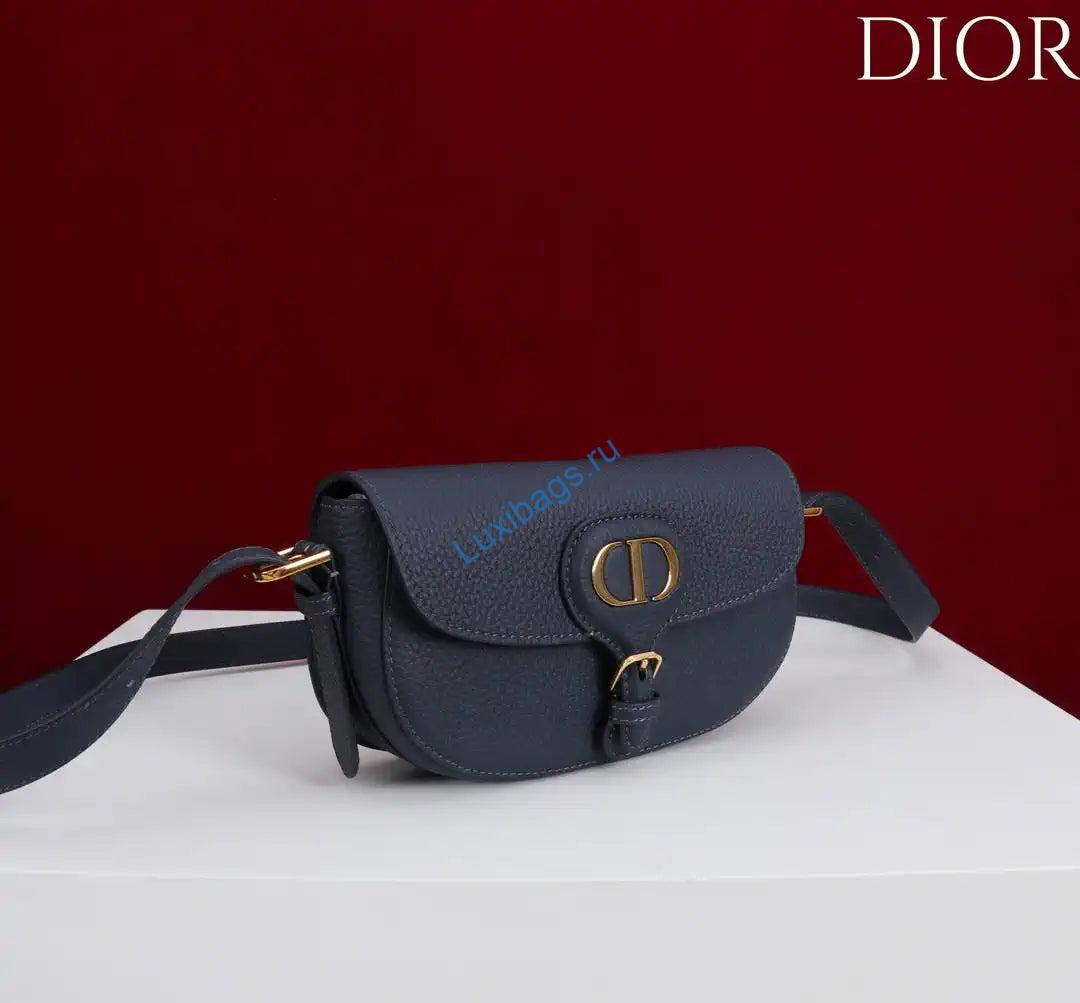 Dior M9335 Dior Bobby East-West Bag Navy Blue Grained Calfskin | dior m9335 dior bobby east west bag grained calfskin 20