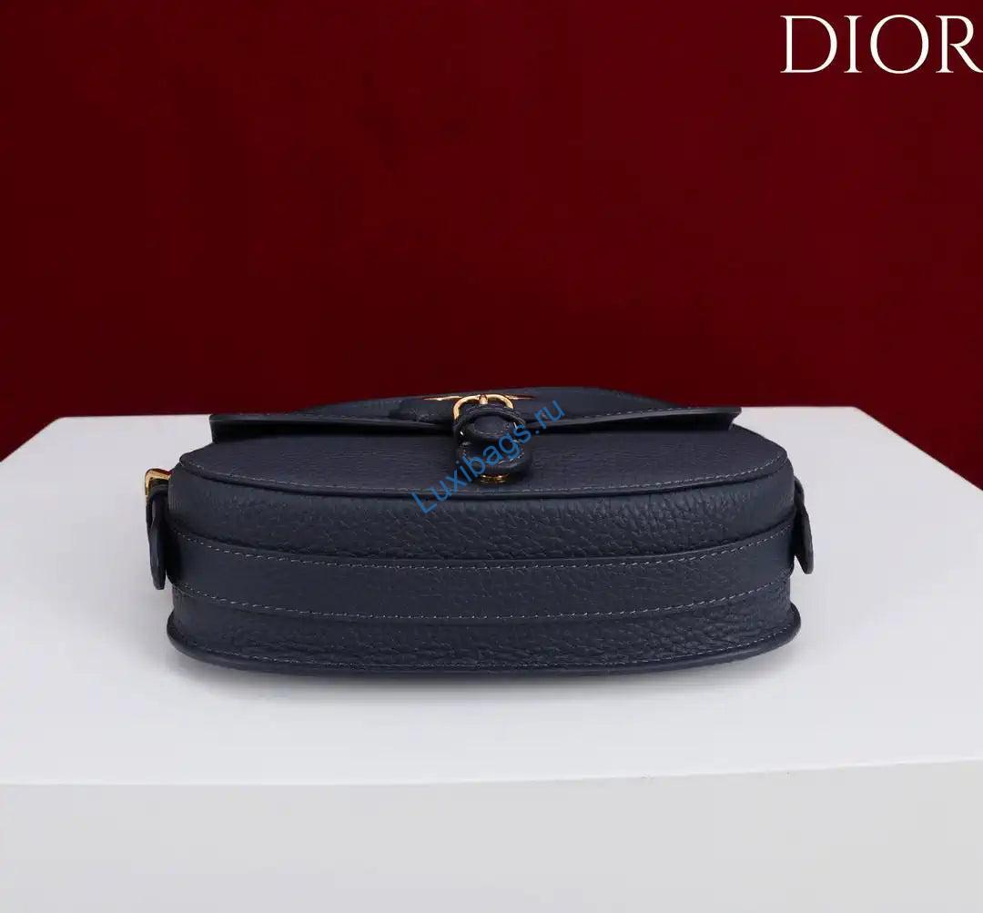Dior M9335 Dior Bobby East-West Bag Navy Blue Grained Calfskin | dior m9335 dior bobby east west bag grained calfskin 22