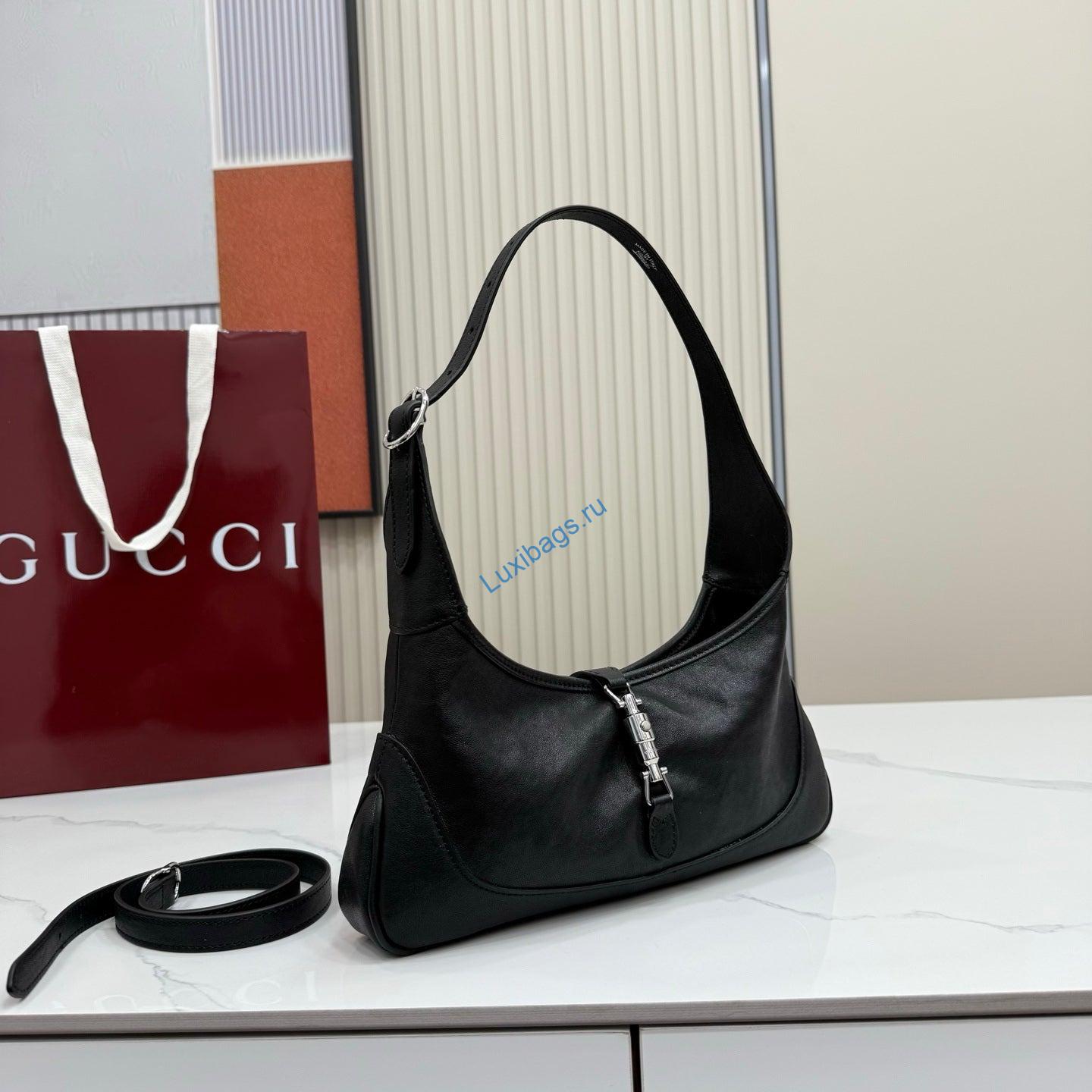 gucci 863137 jackie slim medium shoulder bag black 1 Gucci 863137 Jackie Slim Medium Shoulder Bag Black | gucci 863137 jackie slim medium shoulder bag black 2