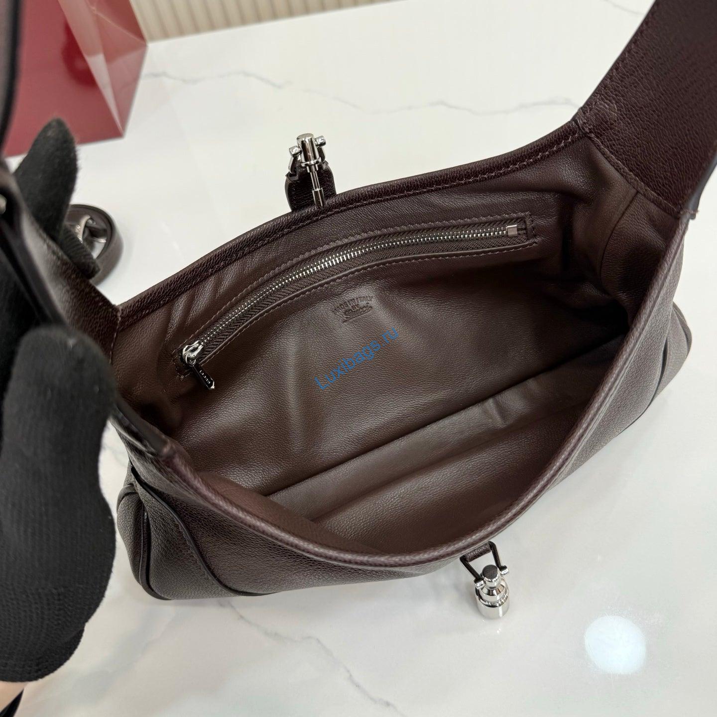gucci 863137 jackie slim medium shoulder bag dark brown 11 Gucci 863137 Jackie Slim Medium Shoulder Bag Dark Brown | gucci 863137 jackie slim medium shoulder bag dark brown 12