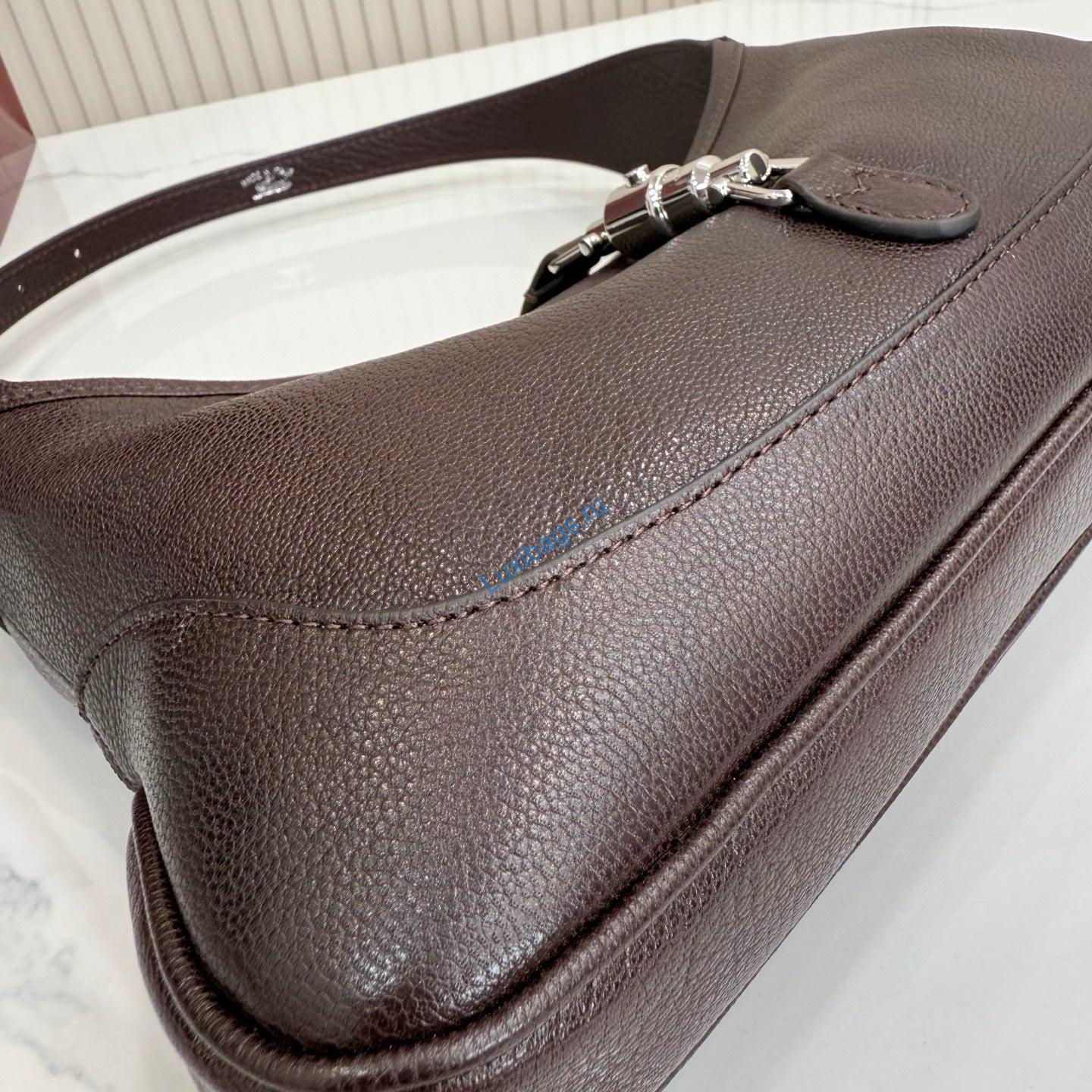 gucci 863137 jackie slim medium shoulder bag dark brown 12 Gucci 863137 Jackie Slim Medium Shoulder Bag Dark Brown | gucci 863137 jackie slim medium shoulder bag dark brown 13