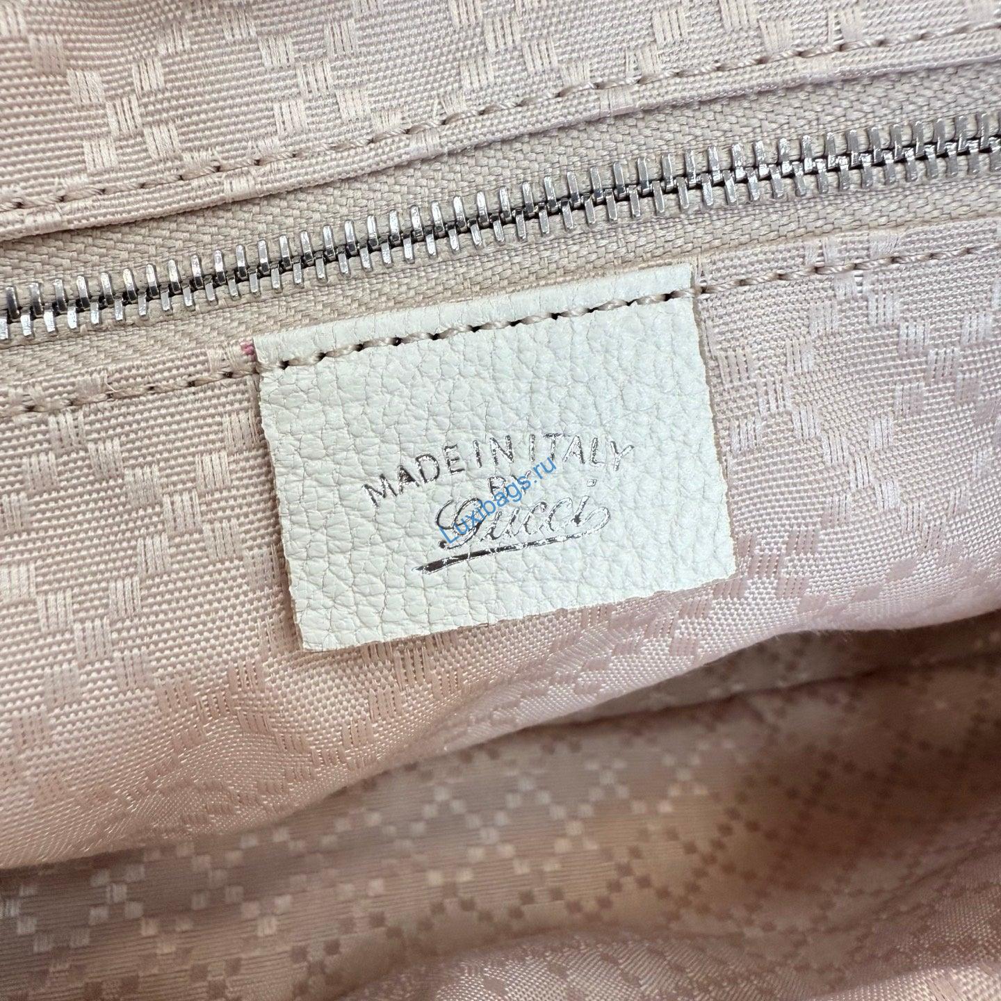 Gucci 863137 Jackie Slim Medium Shoulder Bag Ivory GG canvas | gucci 863137 jackie slim medium shoulder bag ivory gg canvas 4